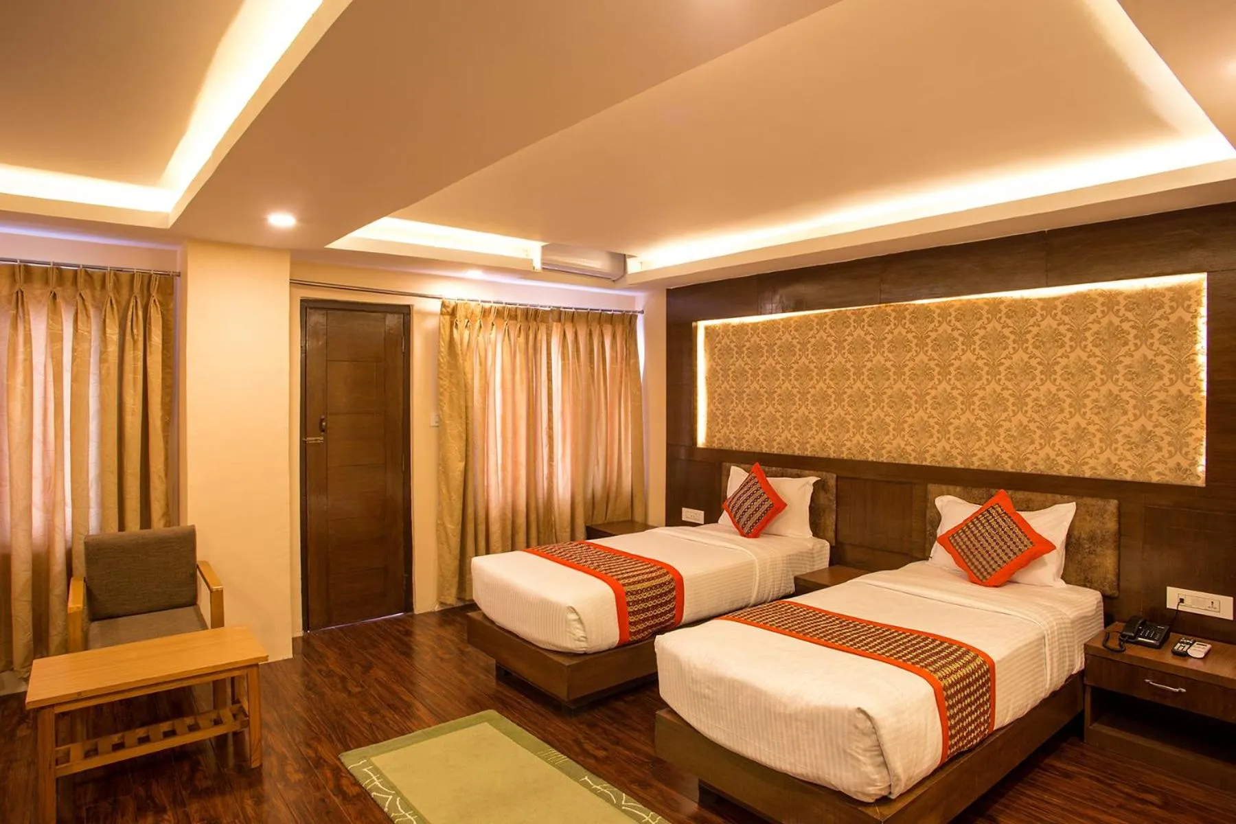 Photo of the whole room, Bed in Hotel Yellow Pagoda Pokhara