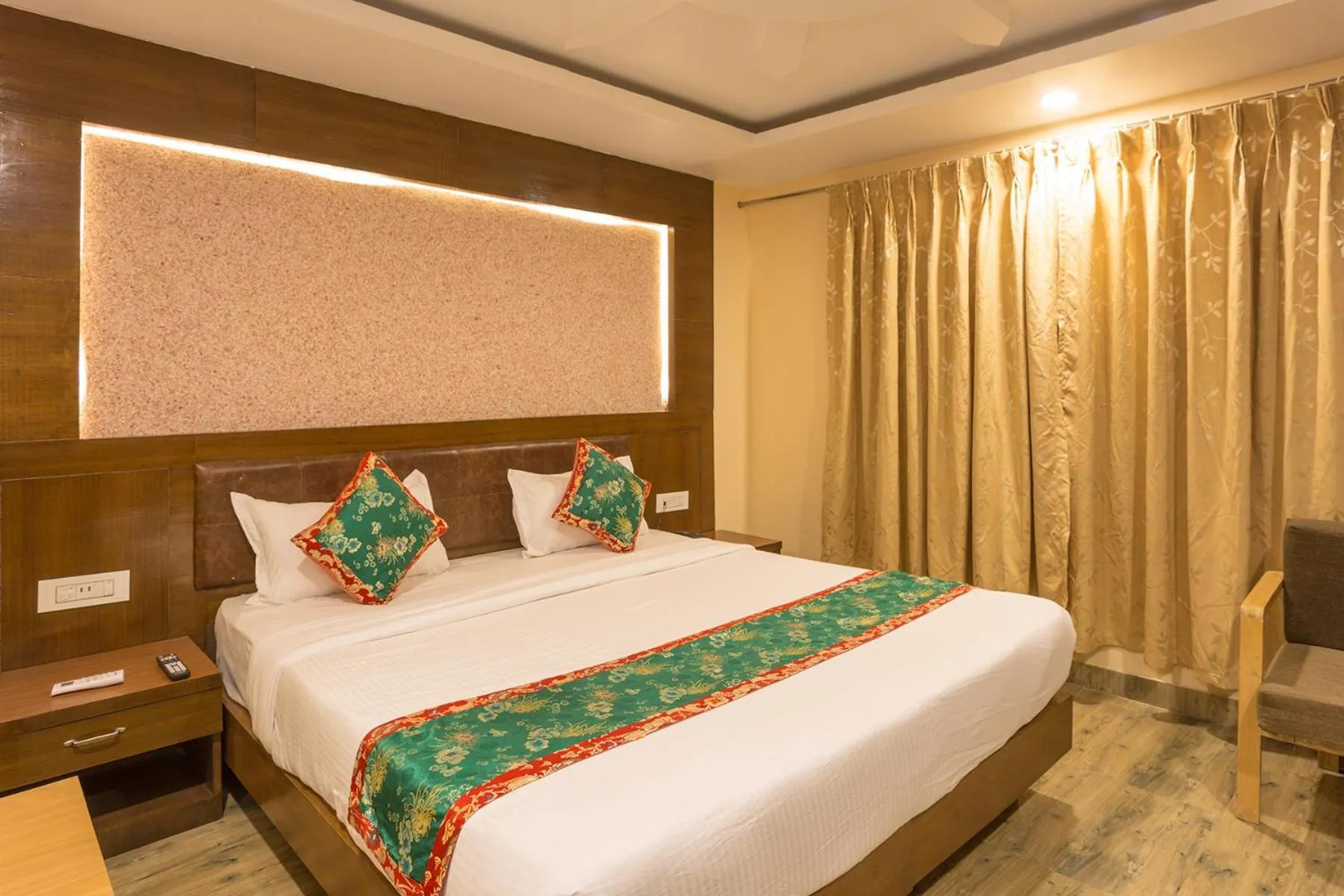 Bedroom, Bed in Hotel Yellow Pagoda Pokhara