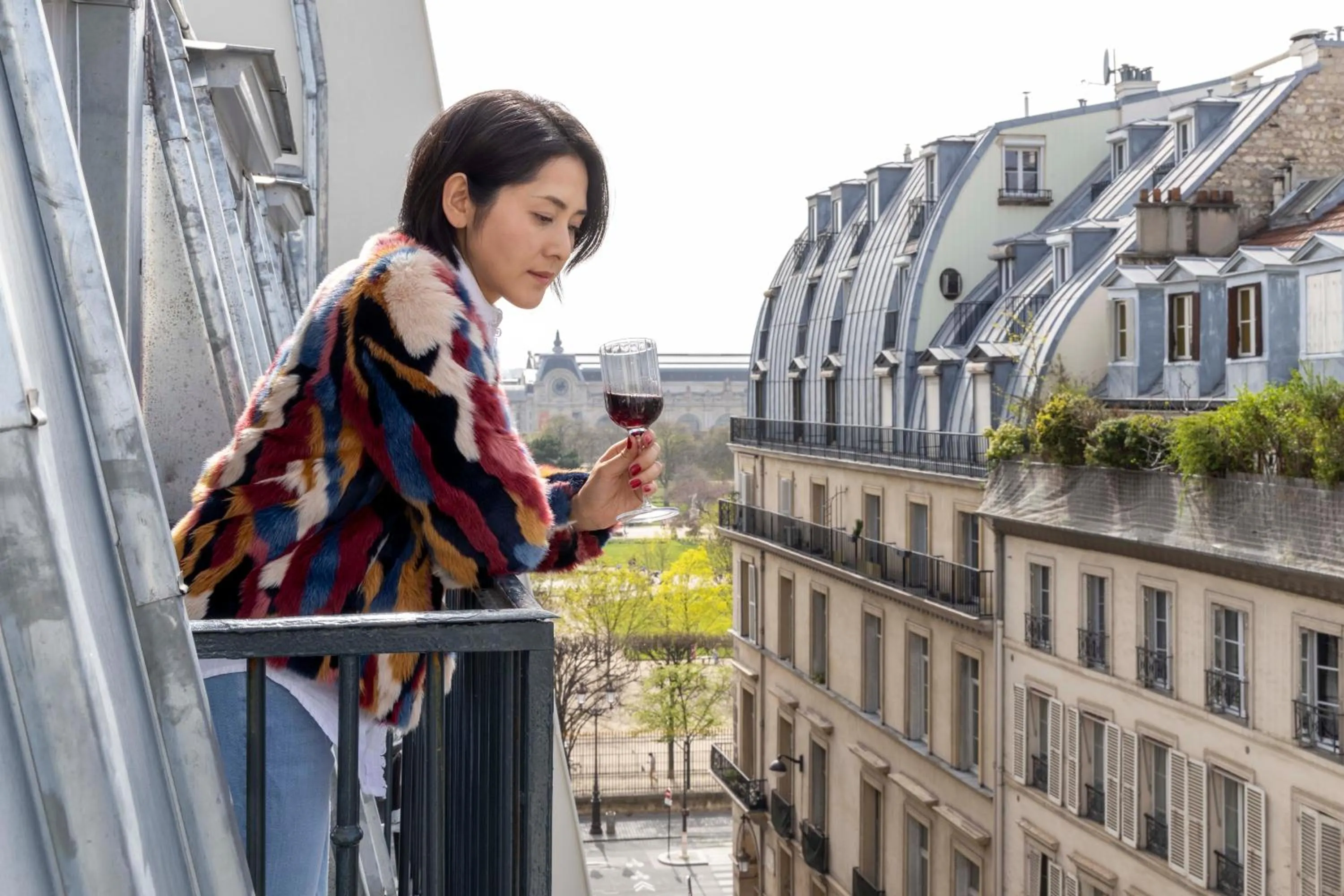 Balcony/Terrace in Hotel Louvre Montana