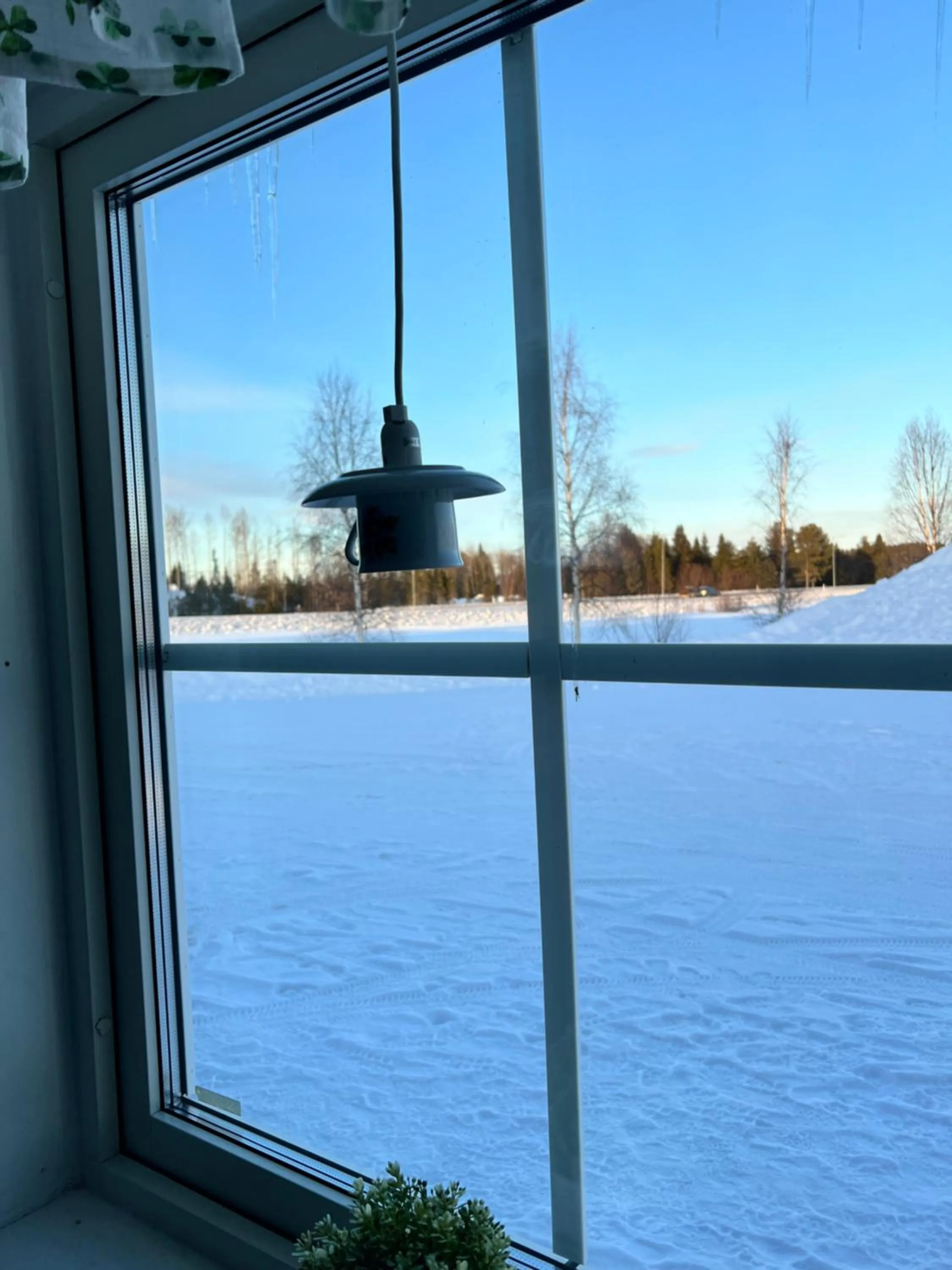 Winter in Sangis Motell och Camping