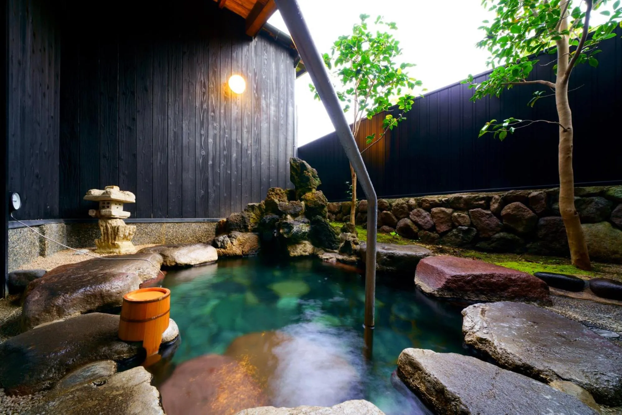 Open Air Bath in Yawaragi-no-Sato Yadoya