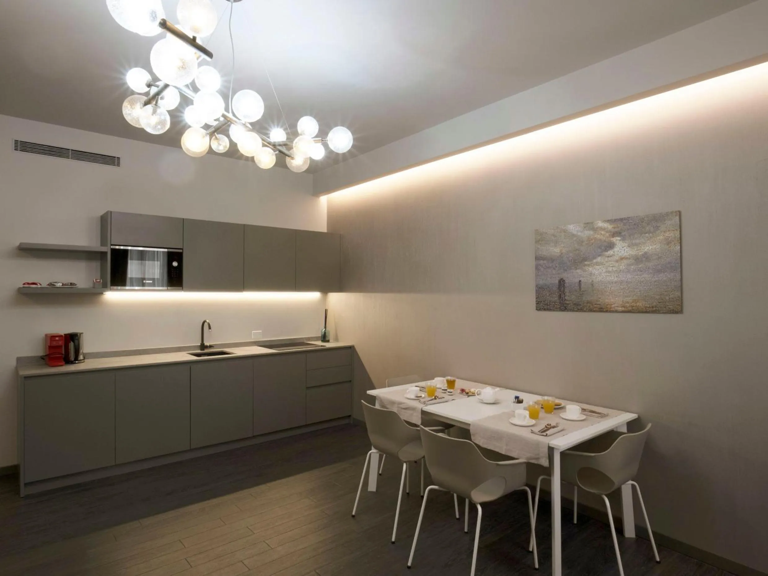 Kitchen or kitchenette in Hotel Aquarius Venice - Ascend Collection