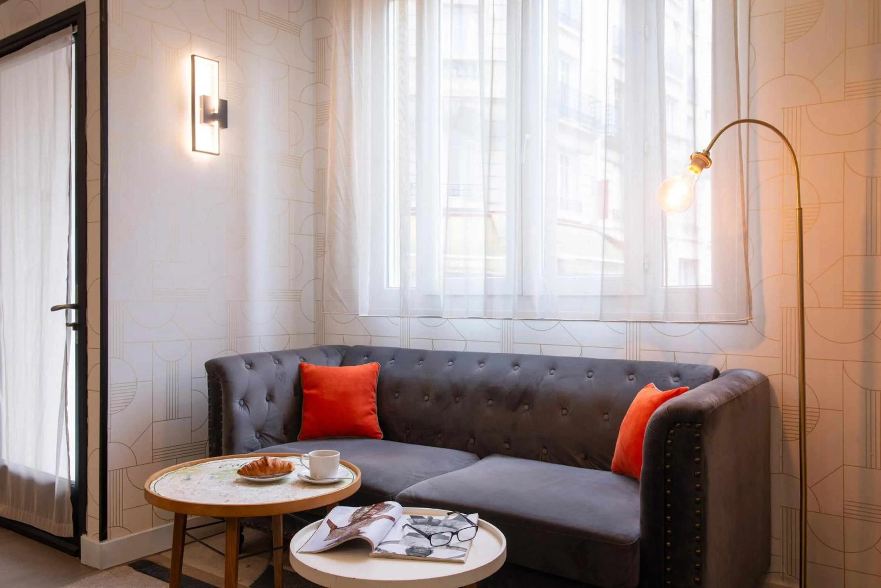 Seating area in Hotel Cactus