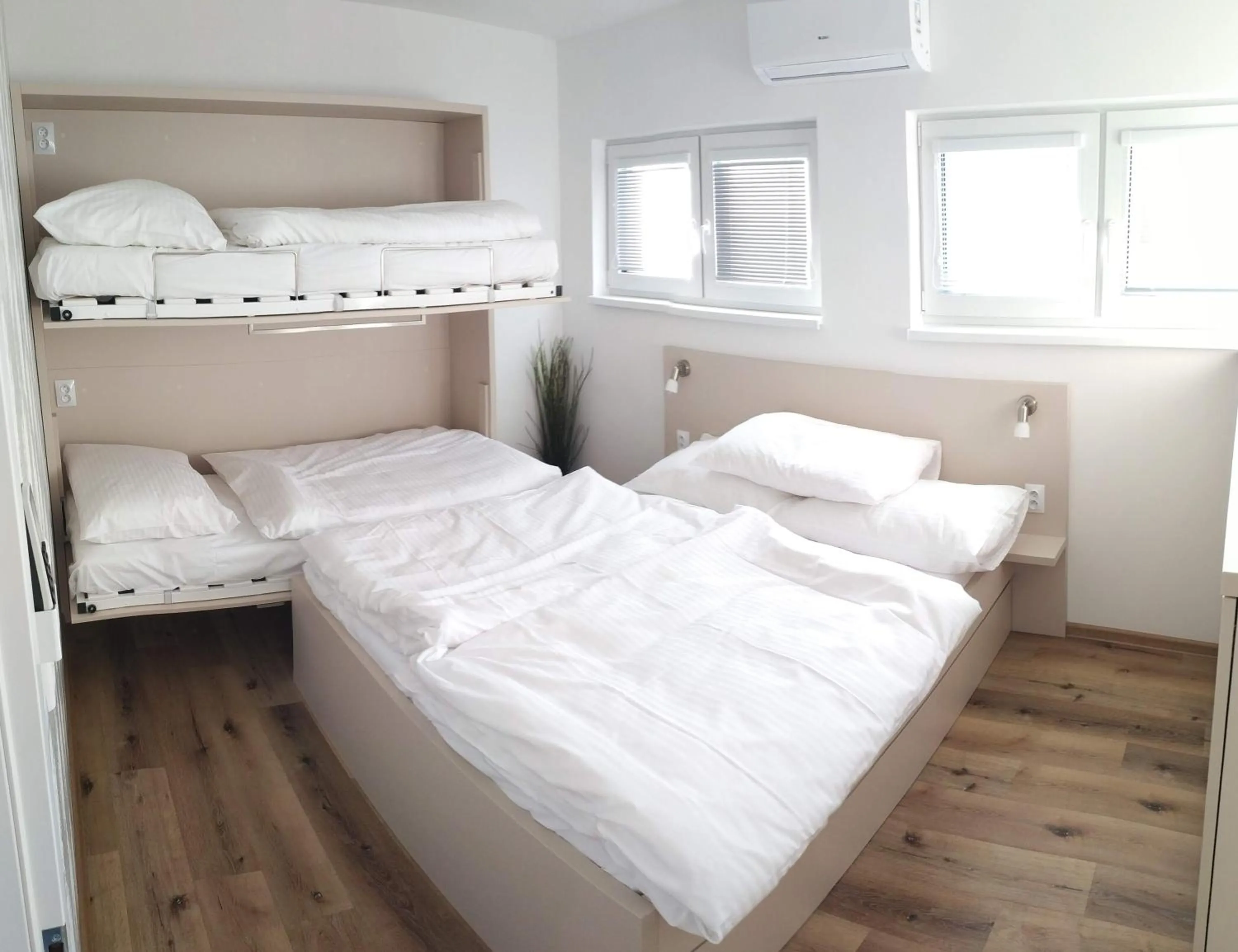 Bed in Apartmány NMNM REZIDENCE NAD MĚSTEM
