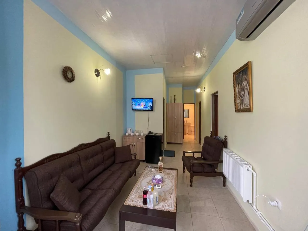 Seating area in ALEM Hotel