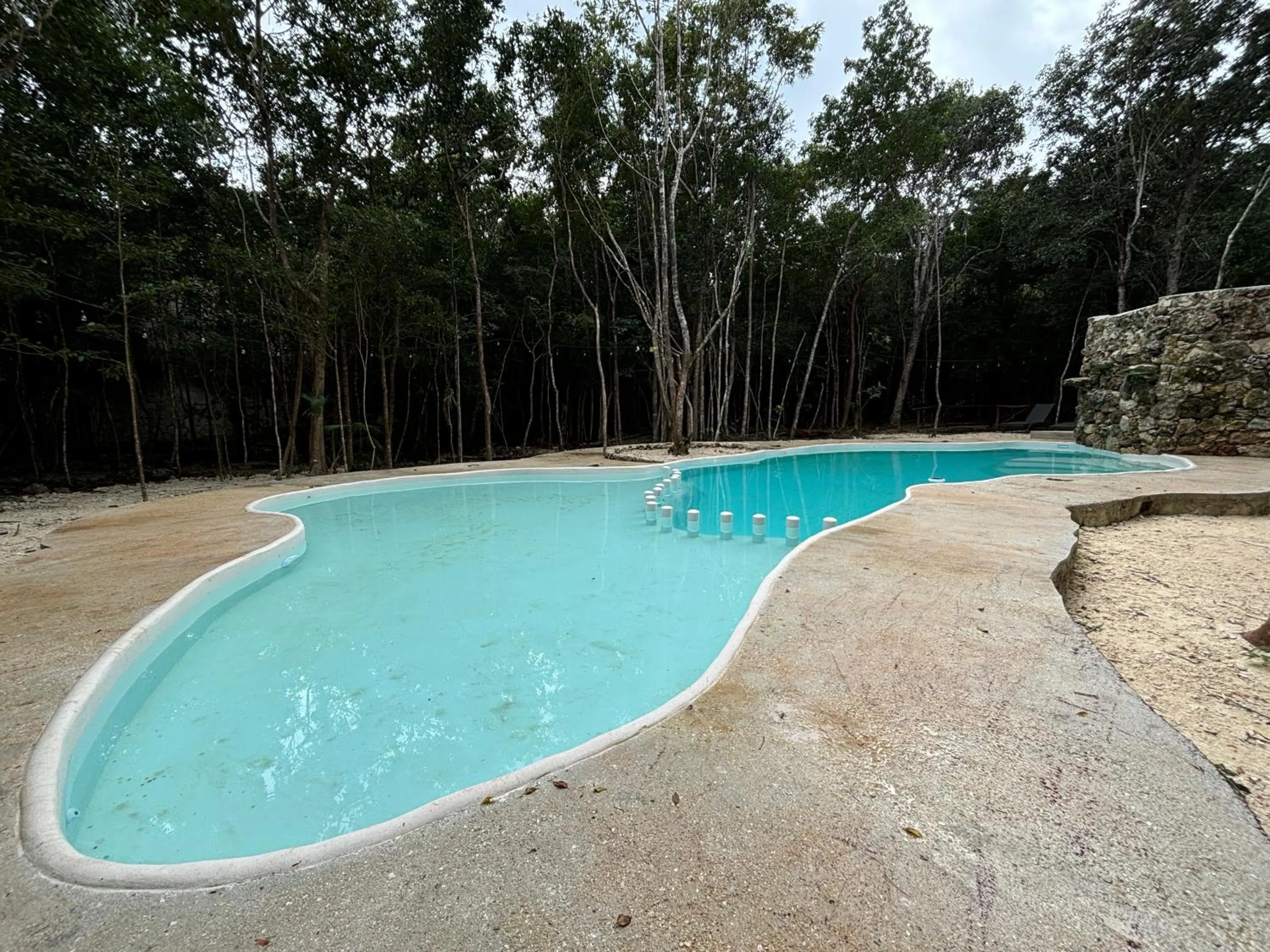 Swimming pool in Aldea Maya-Ha Cabañas con cenotes