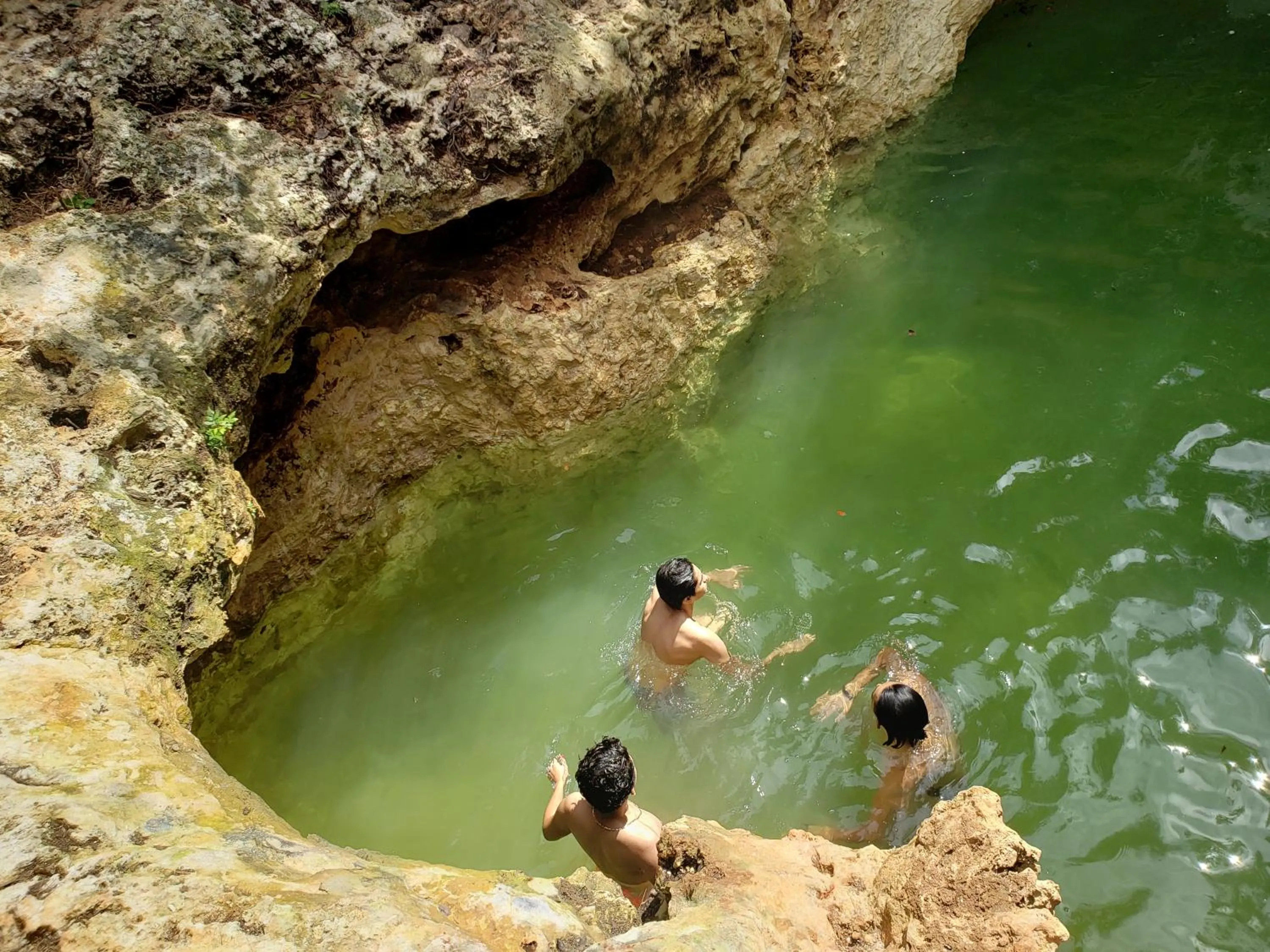 People in Aldea Maya-Ha Cabañas con cenotes
