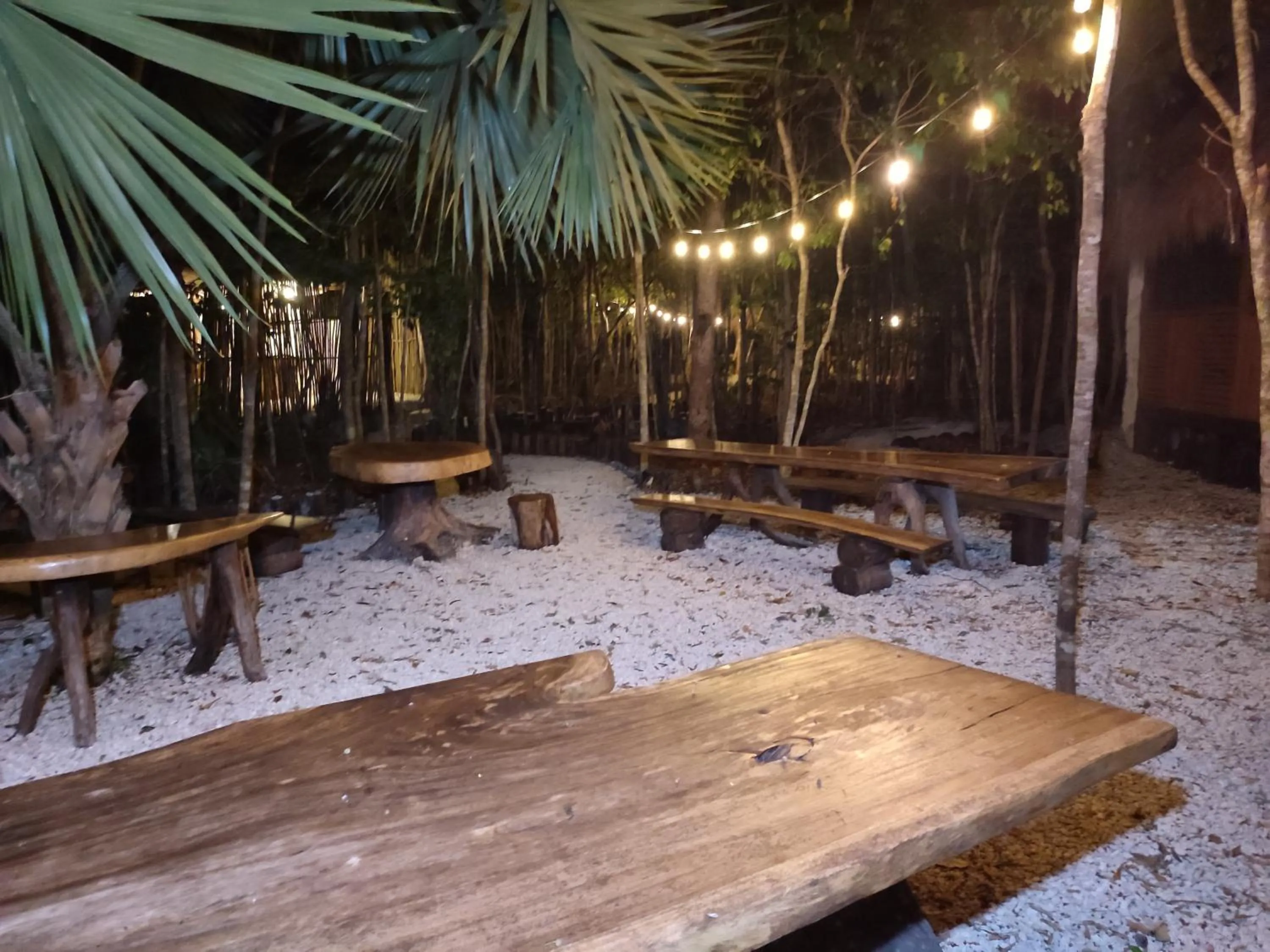 Patio in Aldea Maya-Ha Cabañas con cenotes