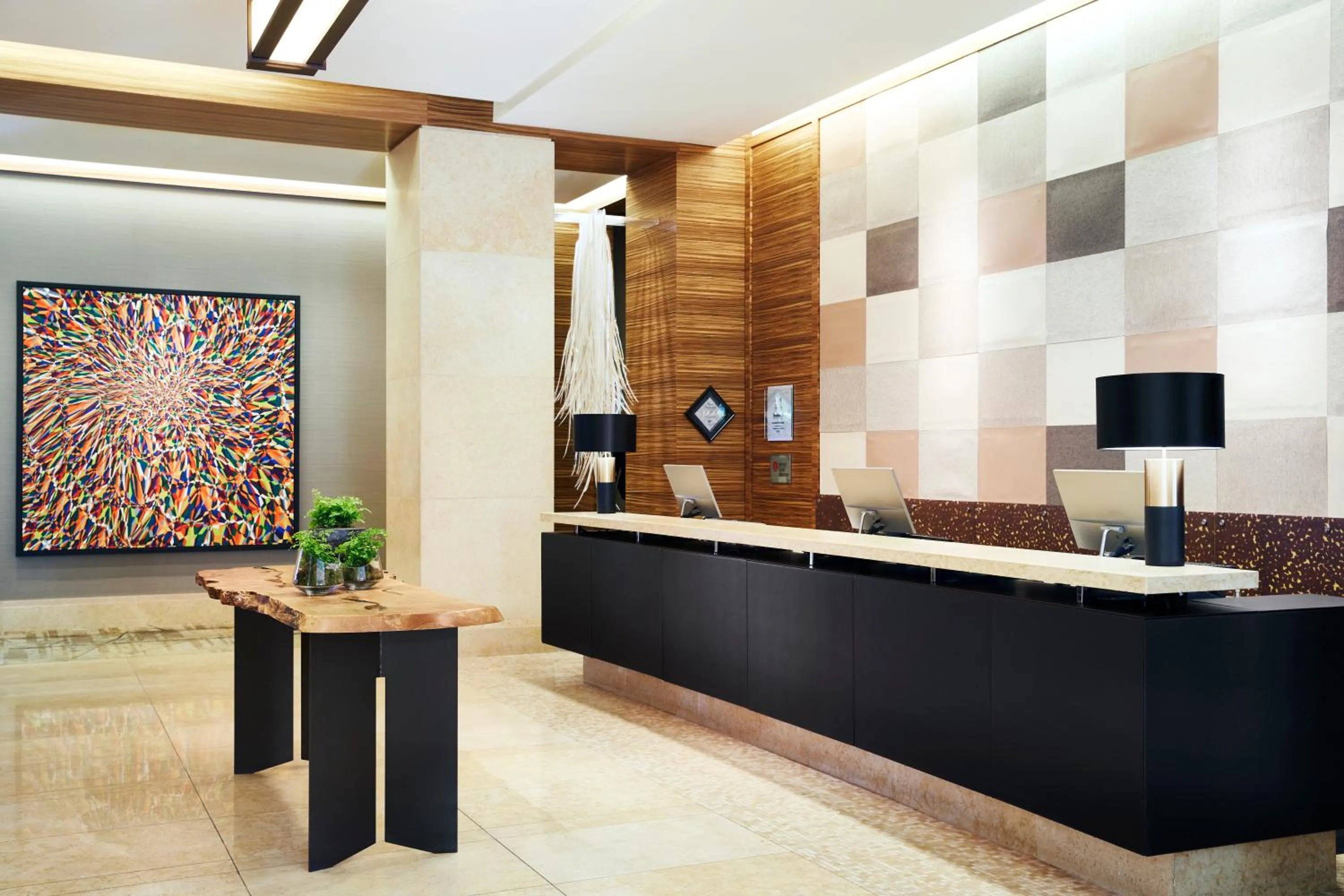 Lobby or reception in Pan Pacific Seattle