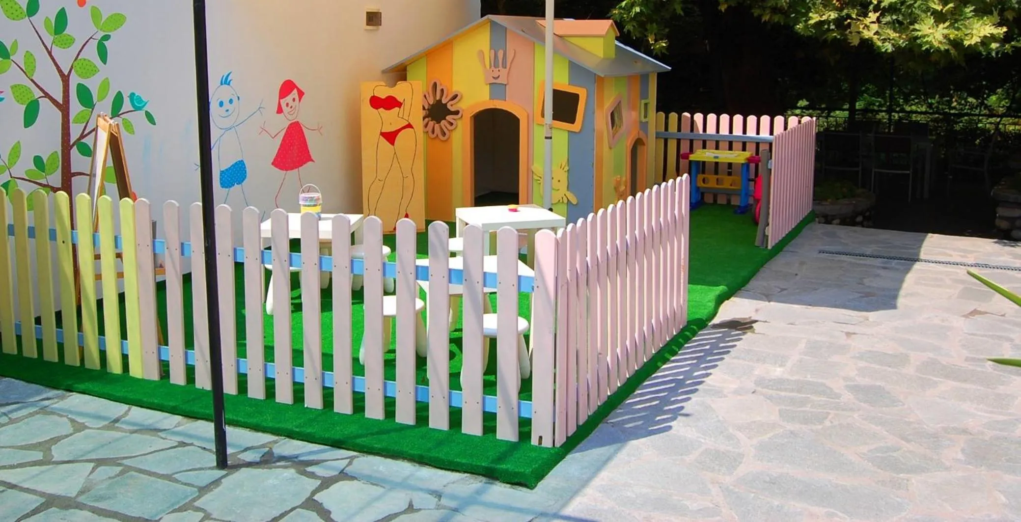 Children play ground in Family Prim Hotel