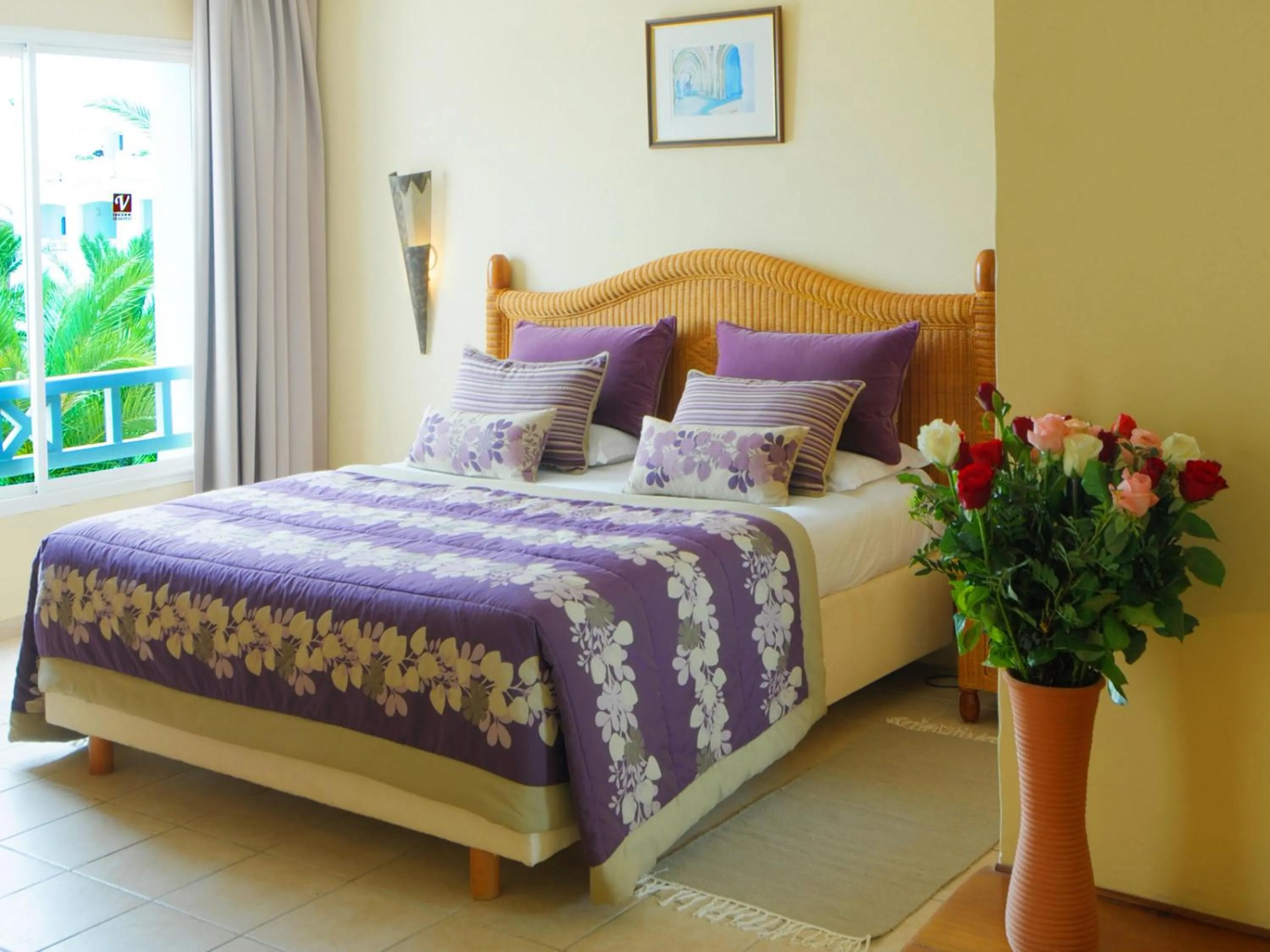 Bedroom, Bed in Djerba Resort- Families and Couples Only