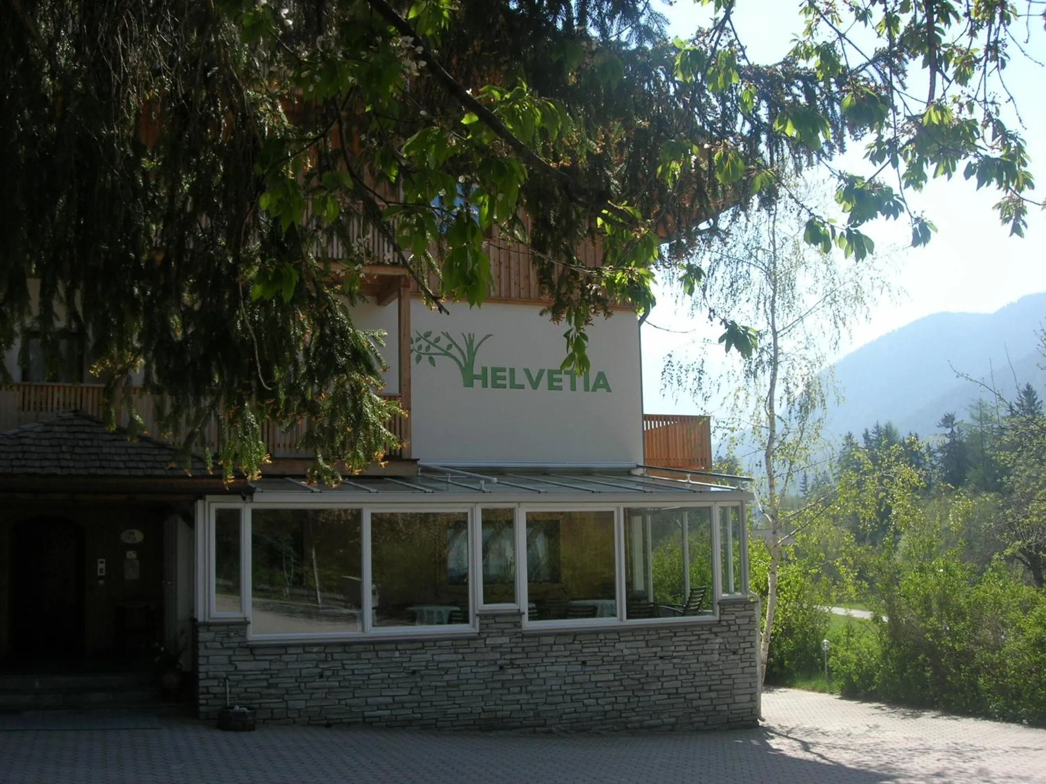 Balcony/Terrace in Garni Appartments Helvetia