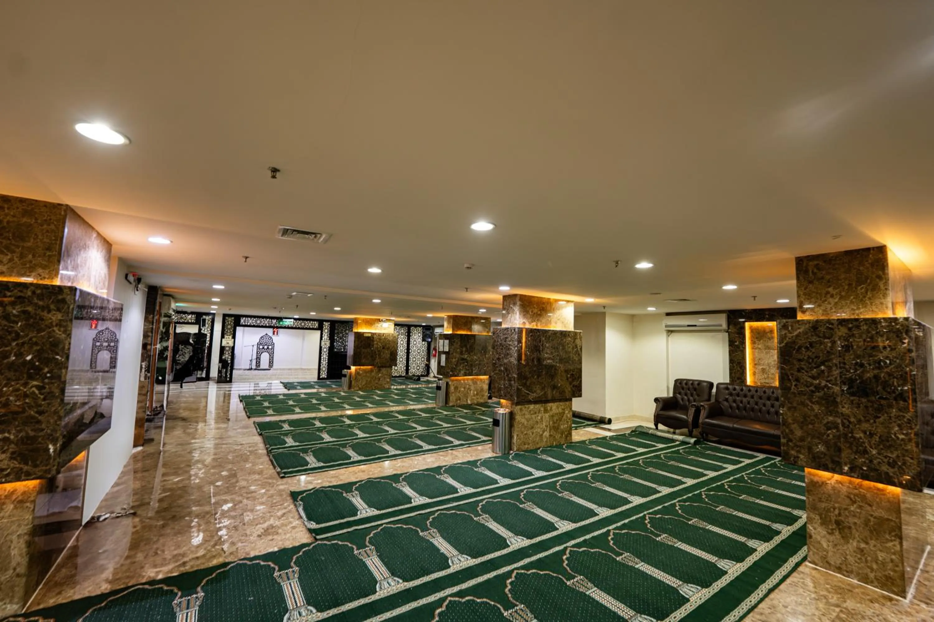 Seating area in Rizq Palace Hotel Makkah