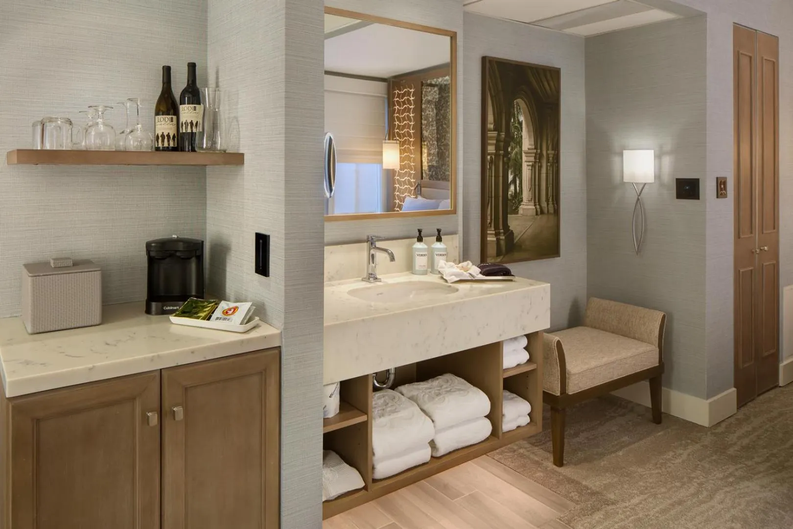 Bed in The Sofia Hotel