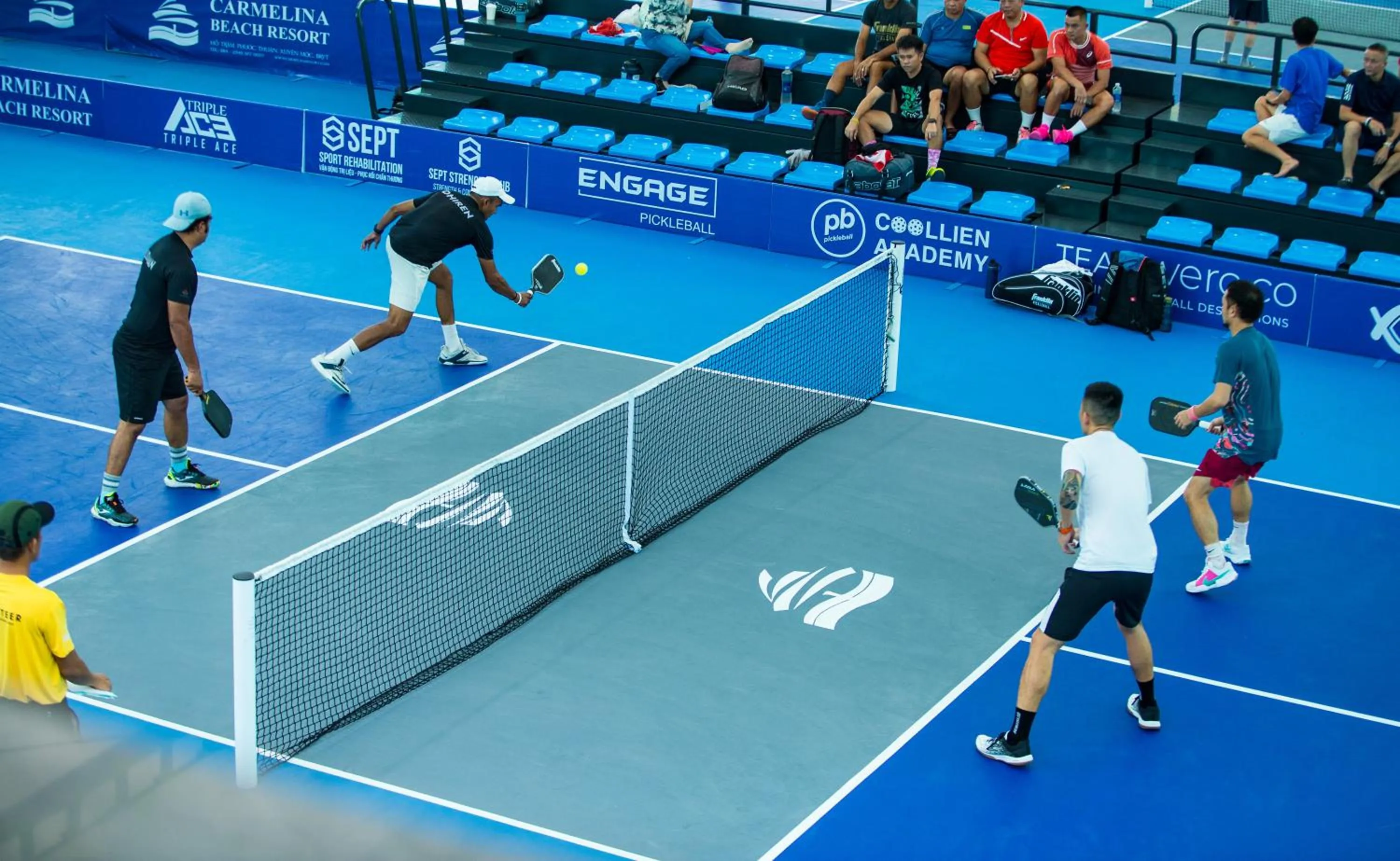 Tennis court in Carmelina Beach Resort Ho Tram