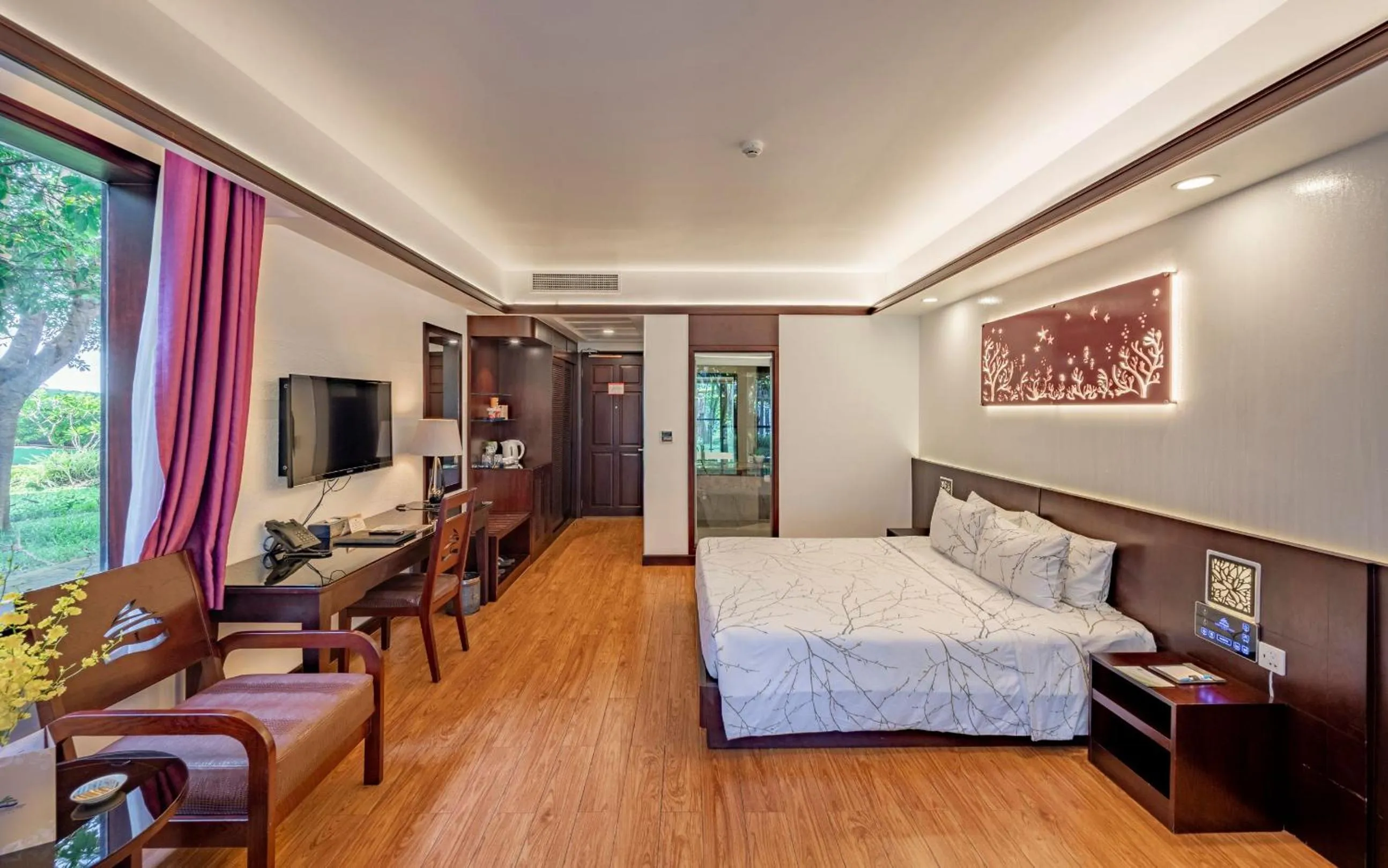 Bed in Carmelina Beach Resort Ho Tram