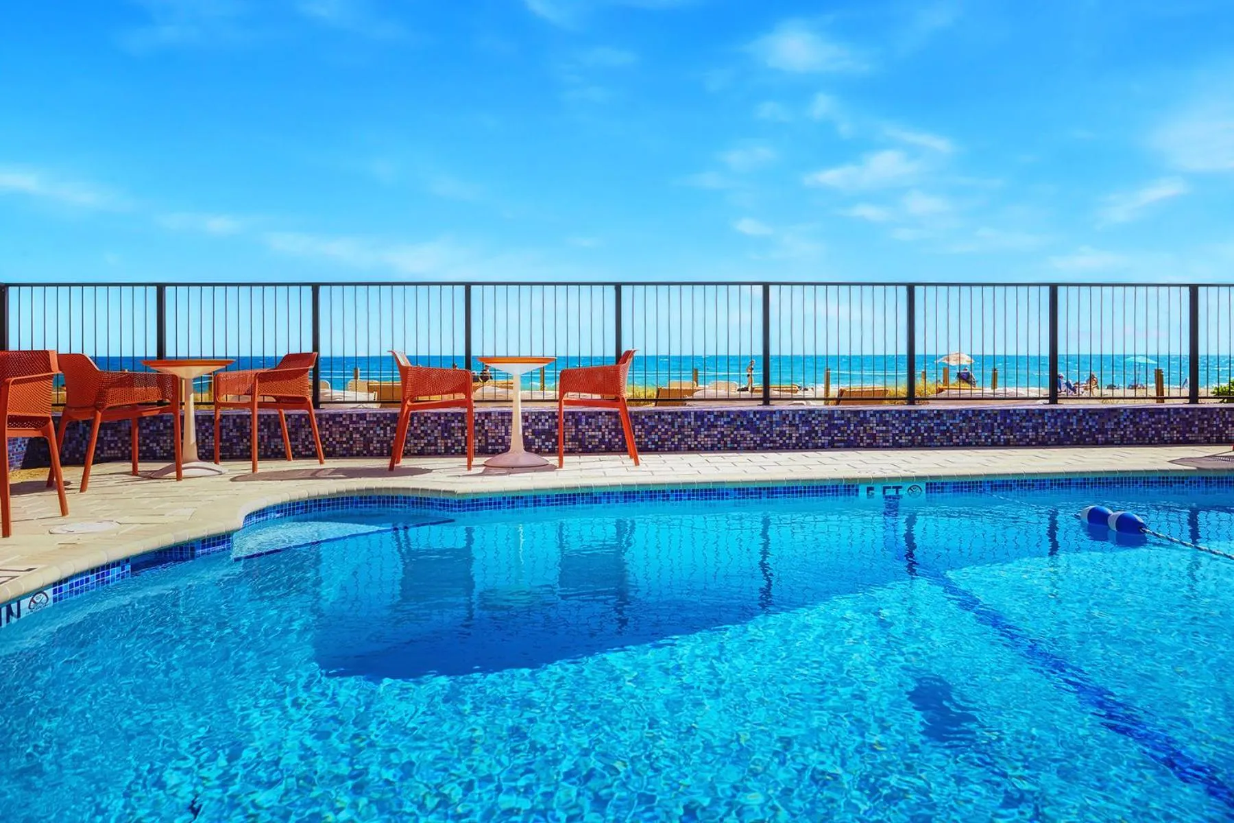 Swimming pool in Ocean Treasure Beachside Suites