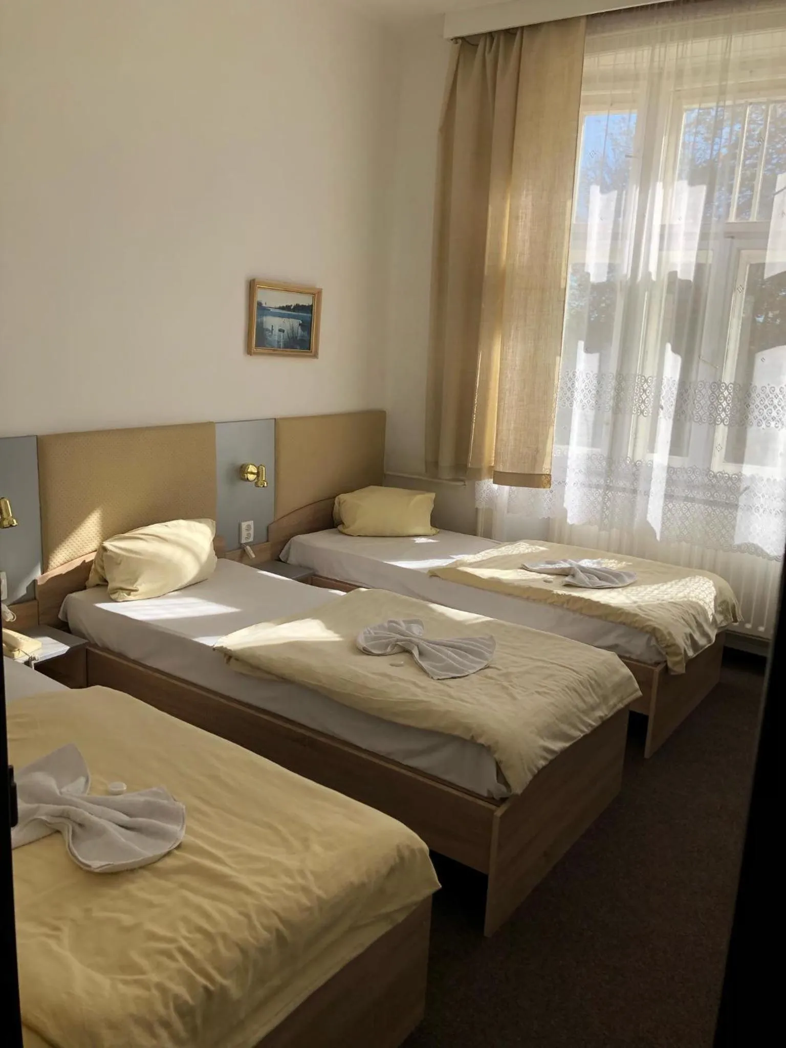 Bed in Hotel Piast