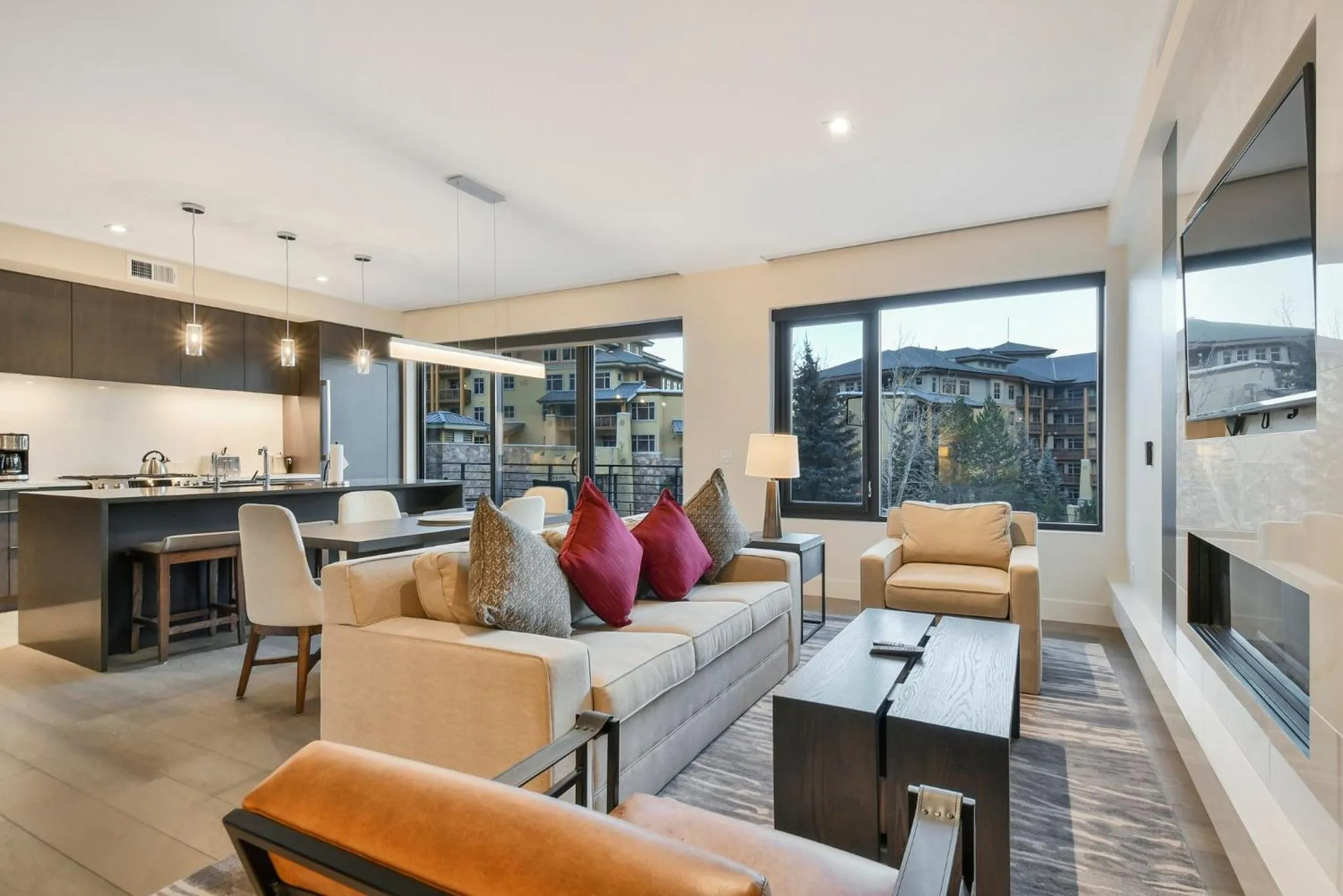 Living room in Lift Park City Condominiums by Vail Resorts