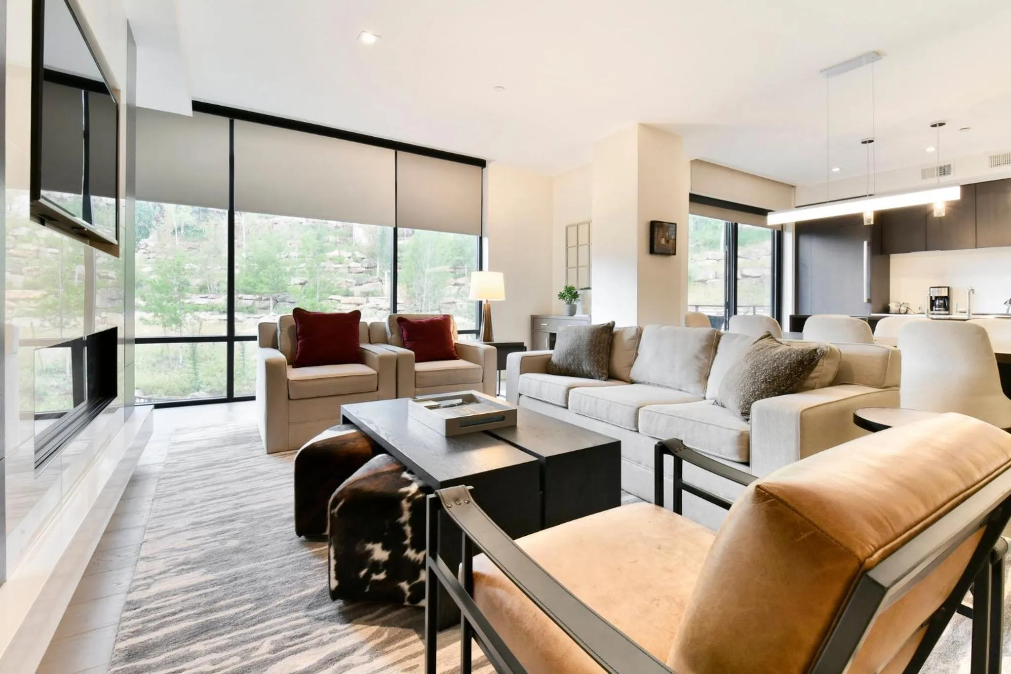 Living room in Lift Park City Condominiums by Vail Resorts