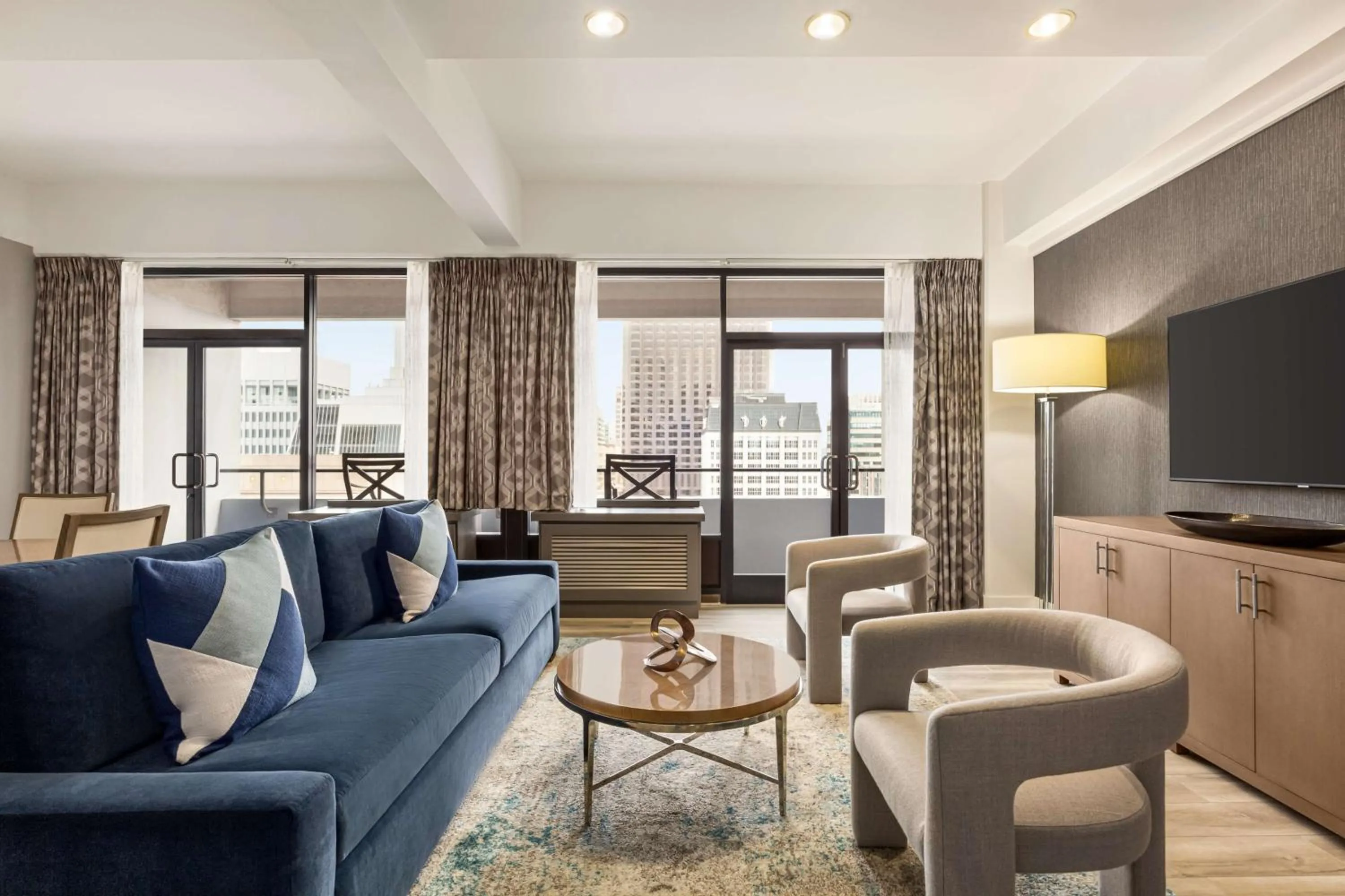Living room in Hilton San Francisco Financial District