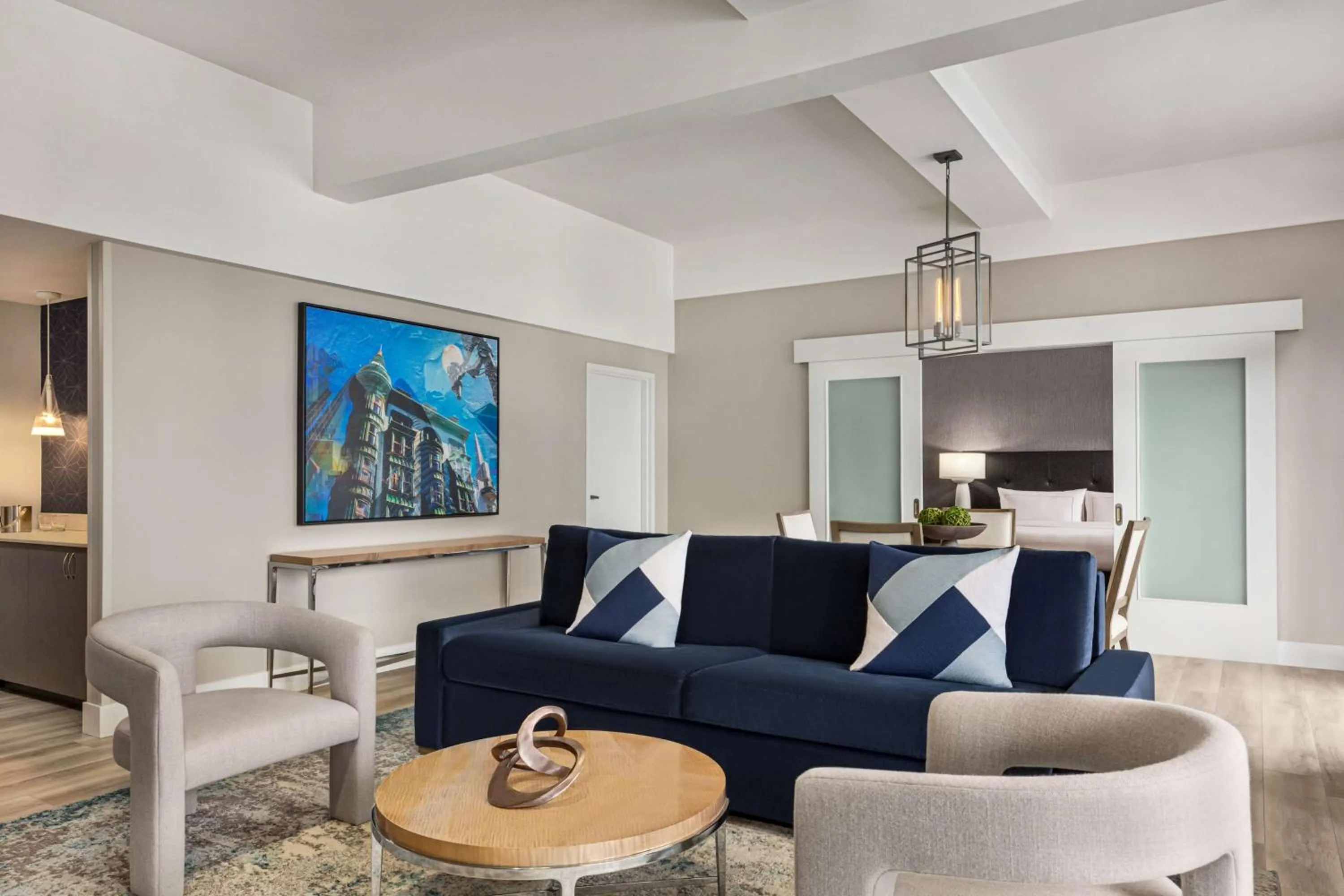Living room in Hilton San Francisco Financial District