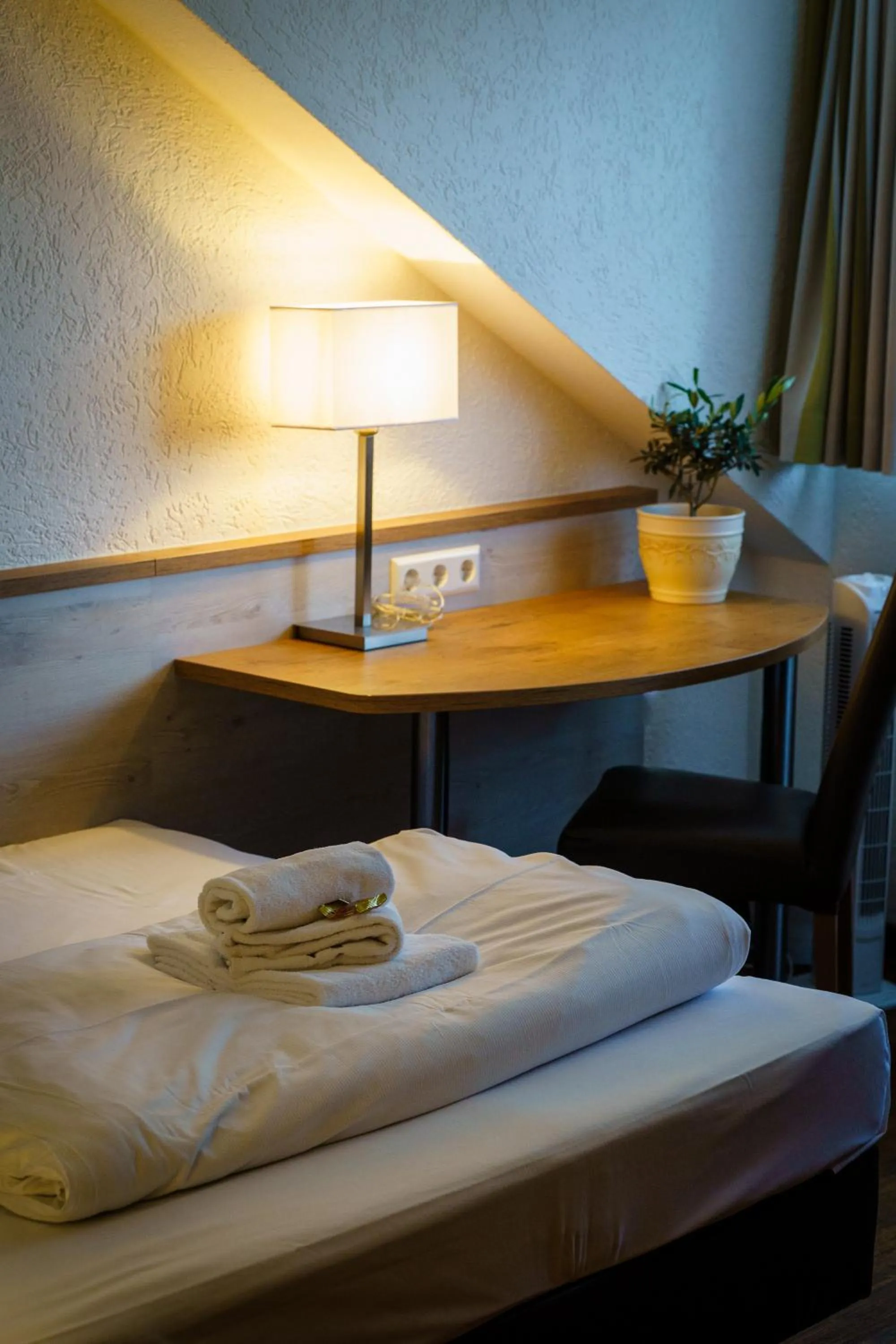 Photo of the whole room, Bed in Hotel Waibstadter Hof