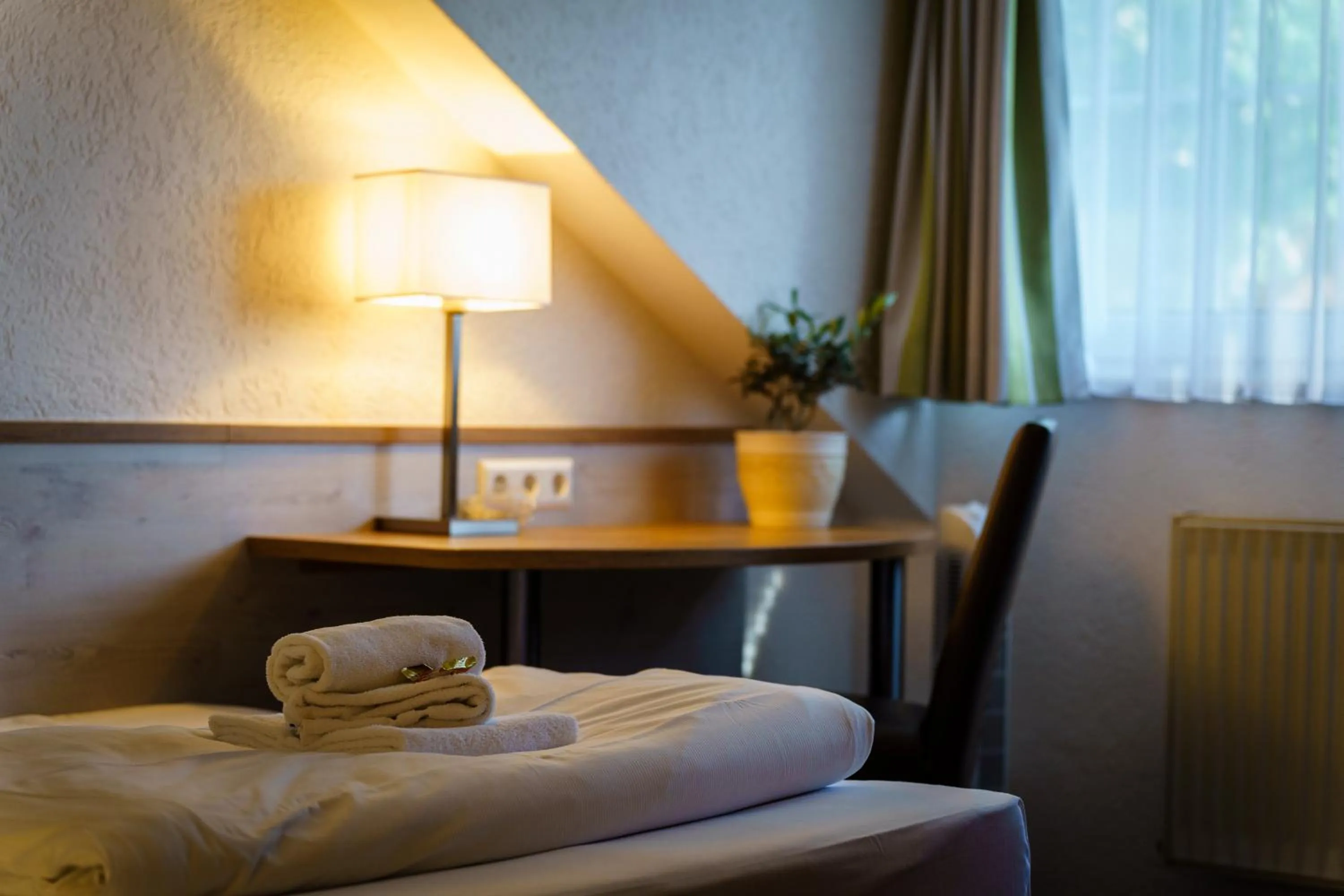 Bed in Hotel Waibstadter Hof