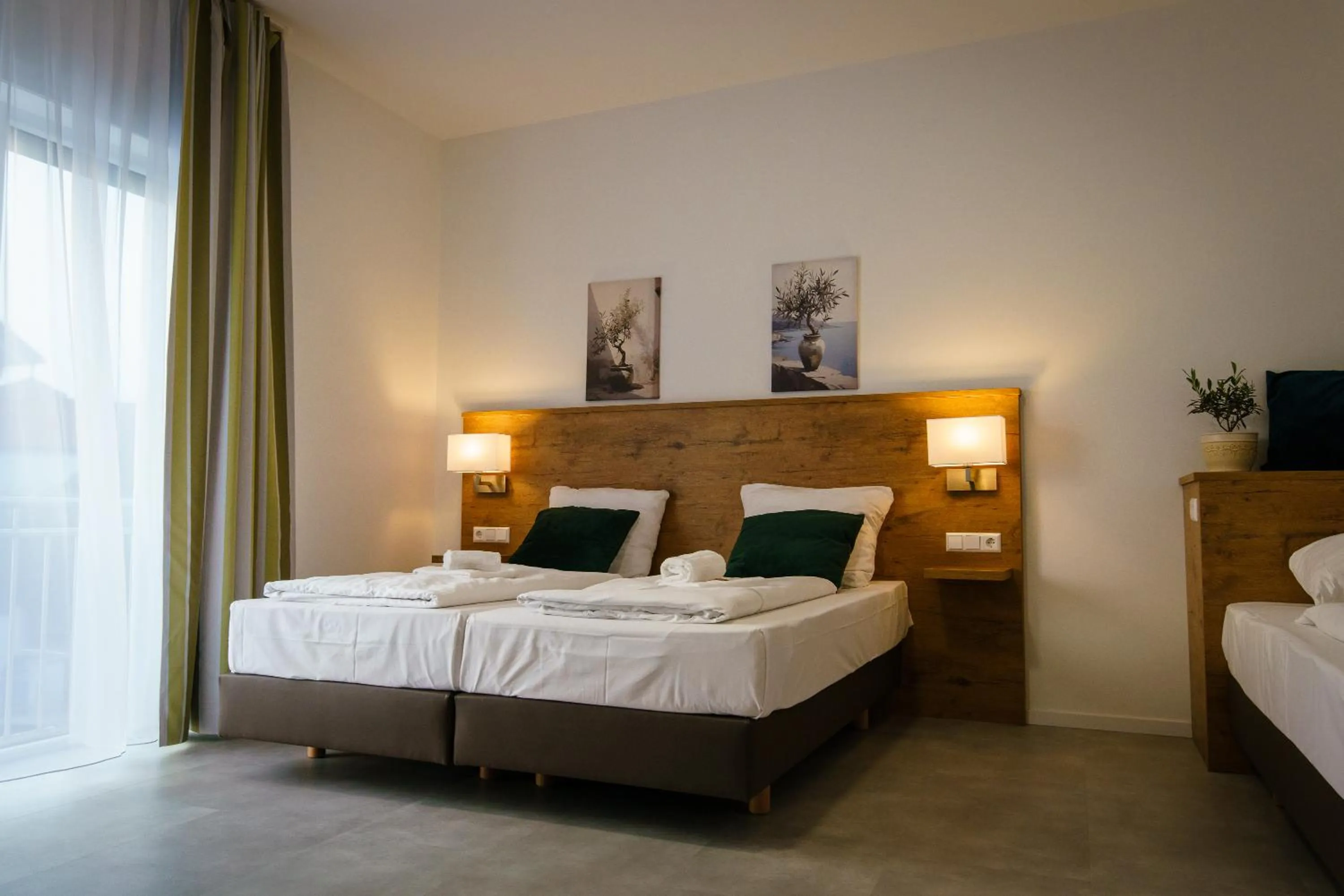 Bed in Hotel Waibstadter Hof