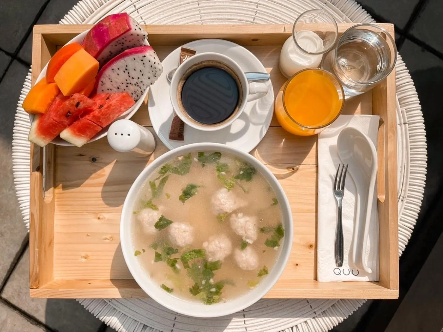 Breakfast in QUU HOTEL Chiang Mai