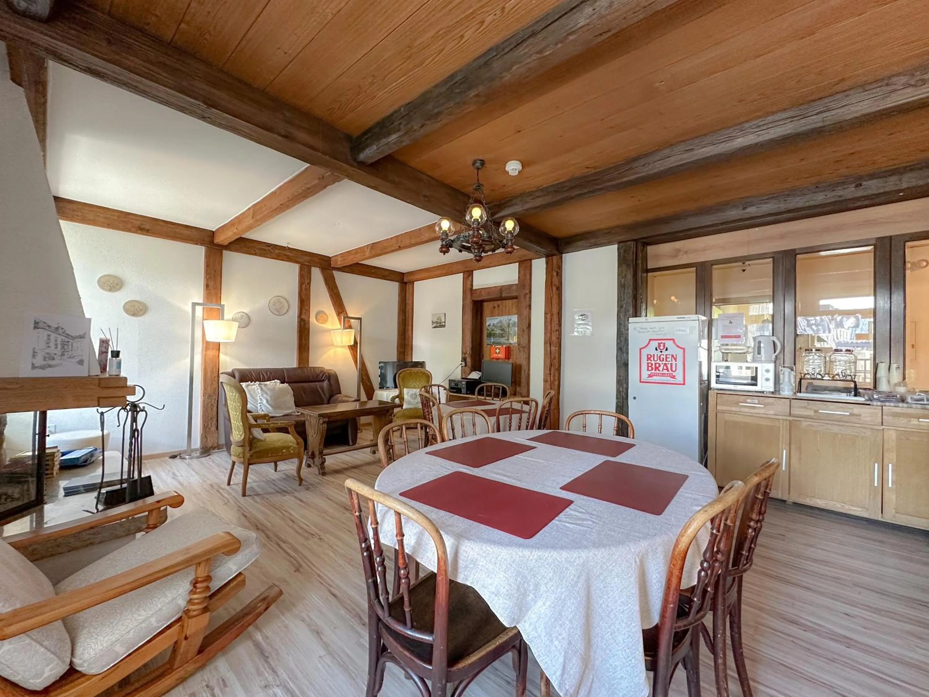 Seating area in Hotel Harder Minerva