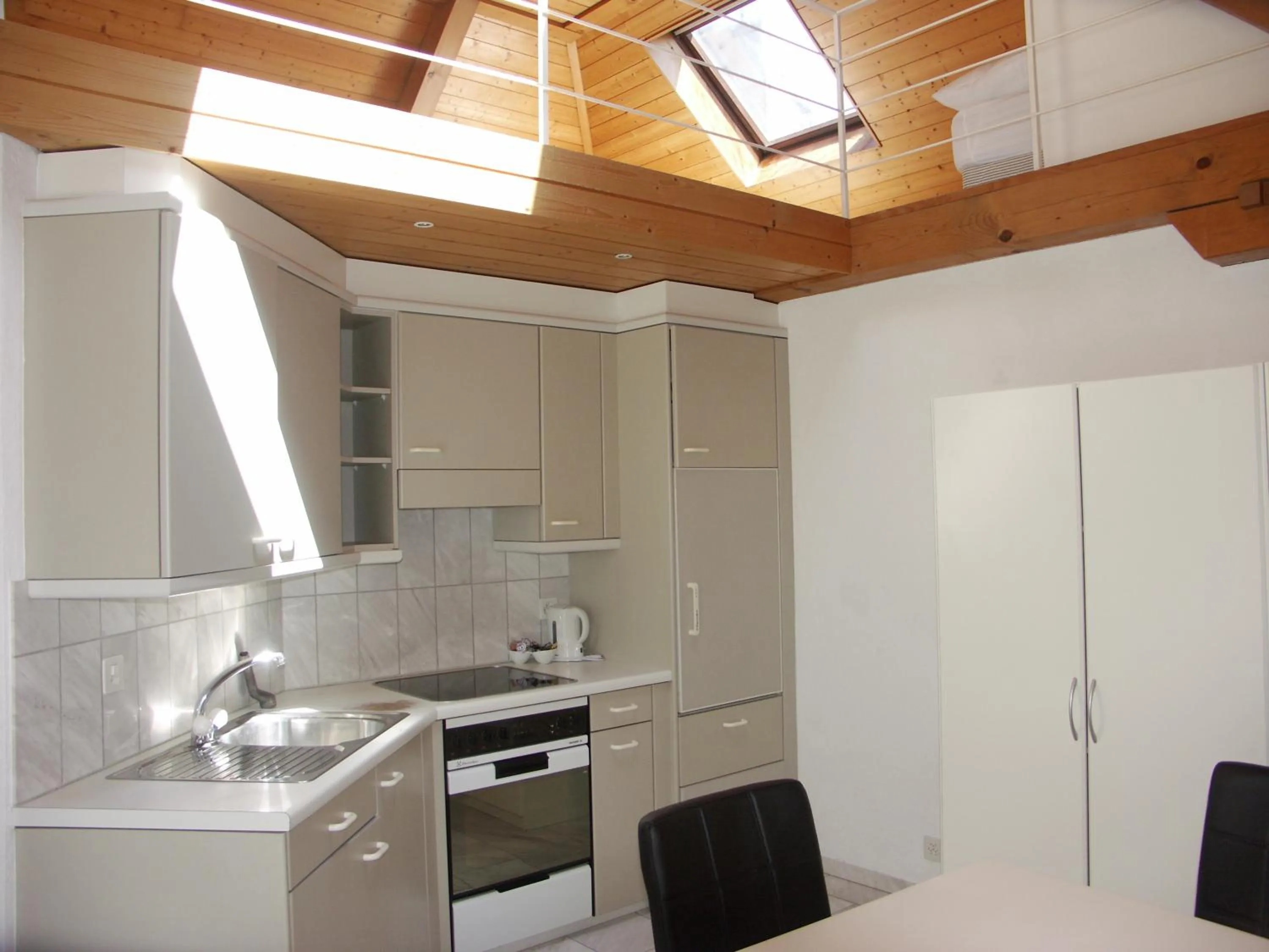 Kitchen or kitchenette in Hotel Harder Minerva