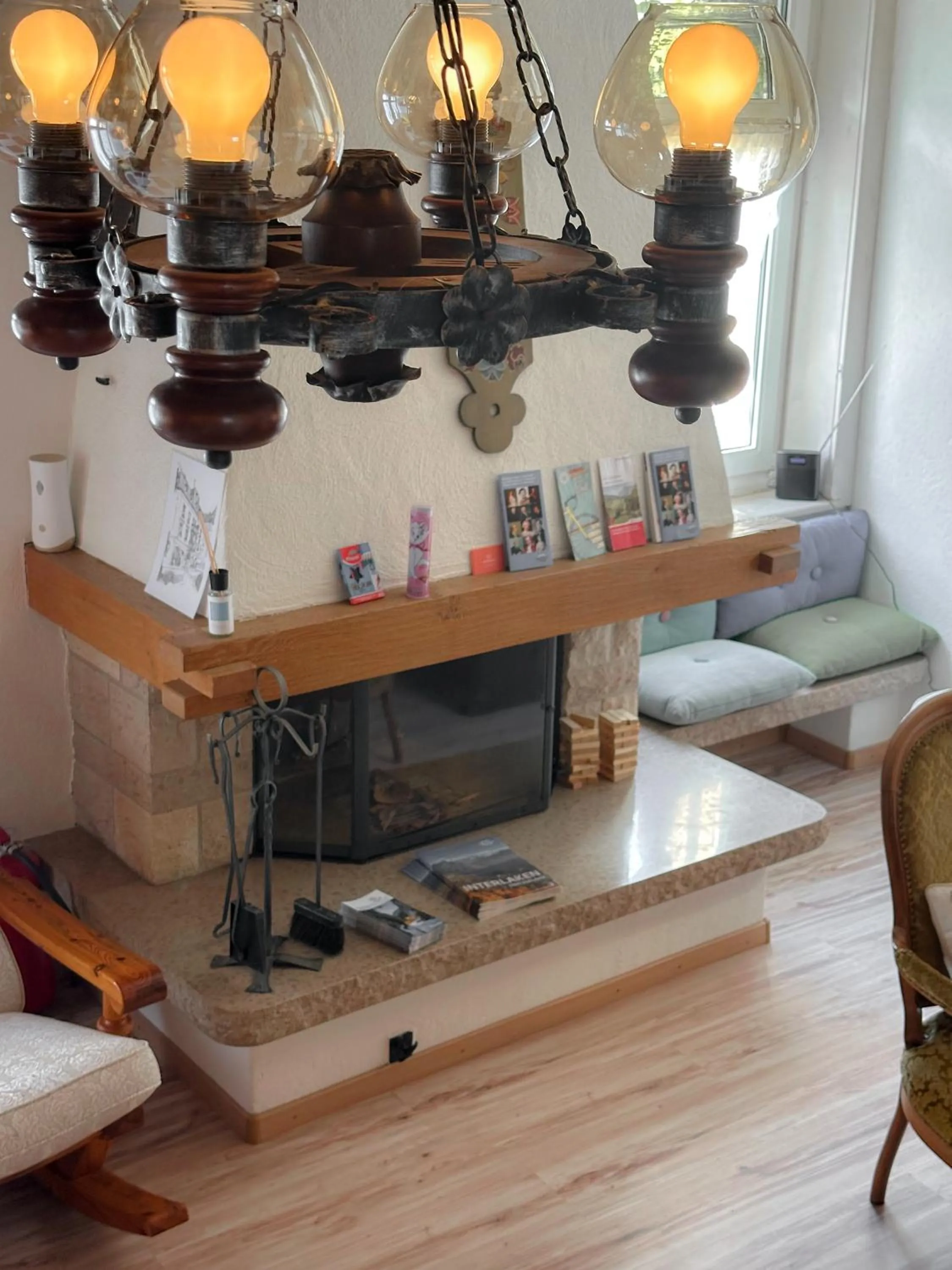 Seating area in Hotel Harder Minerva