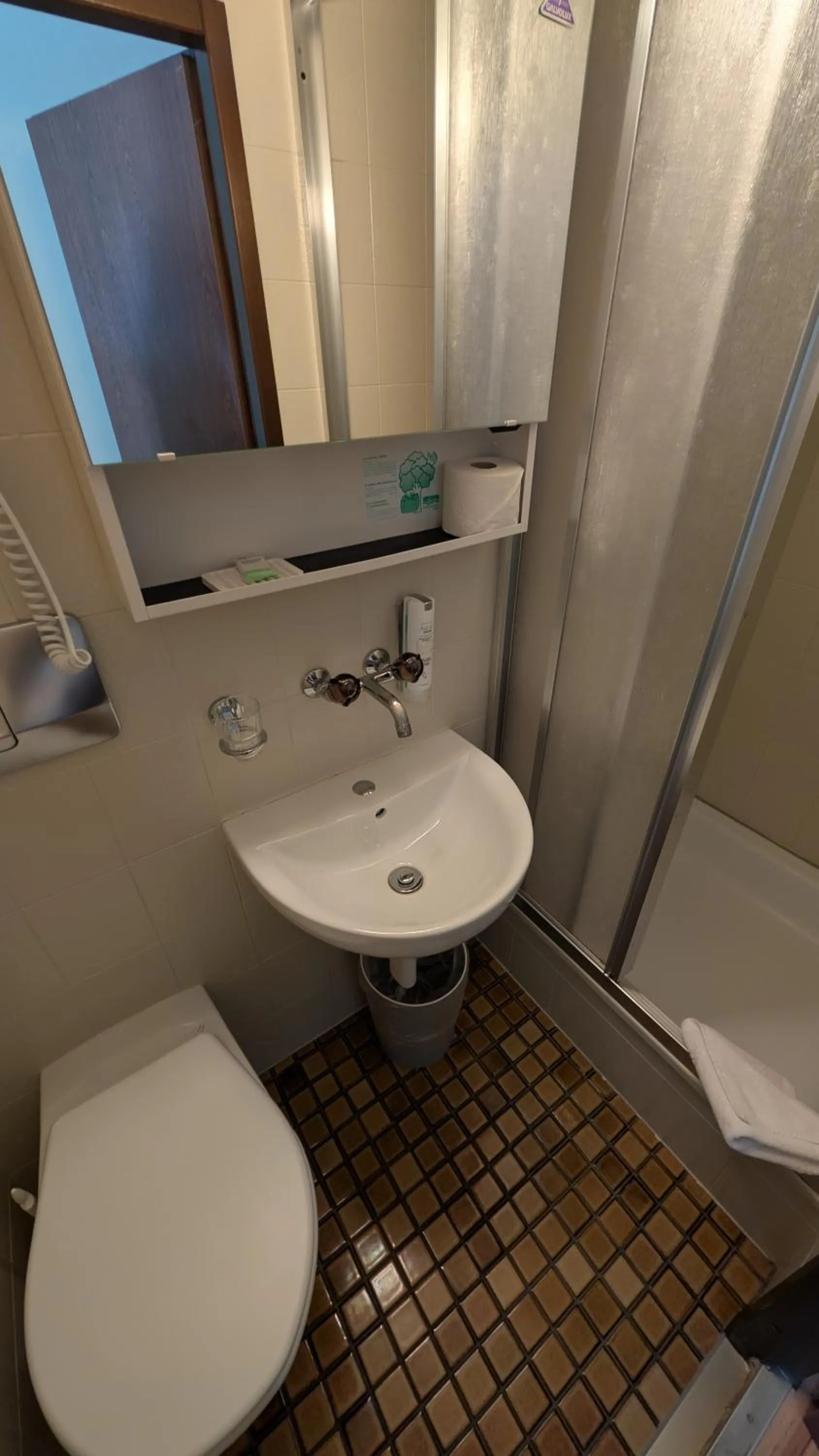 Toilet in Hotel Harder Minerva