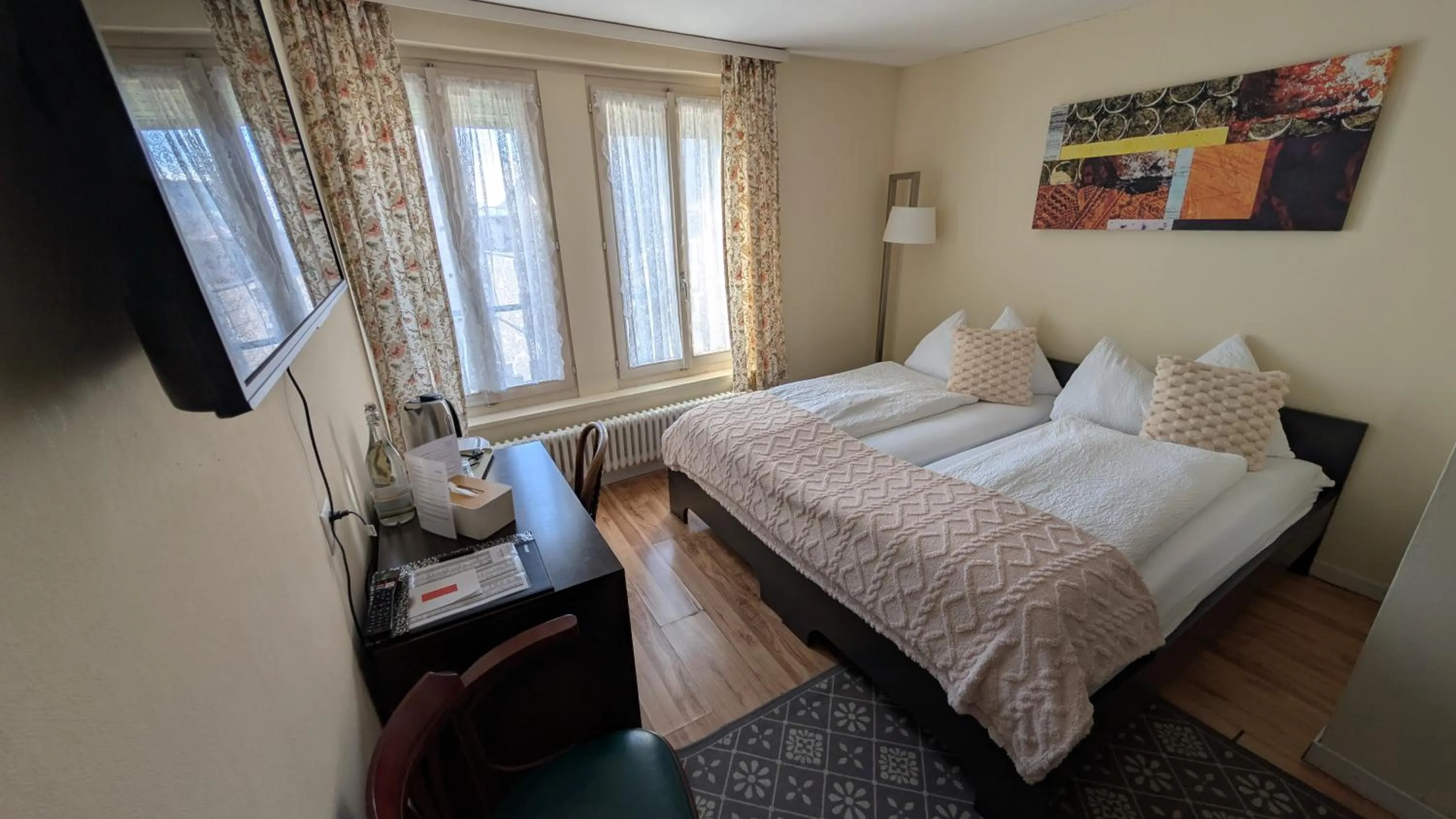 Bed in Hotel Harder Minerva