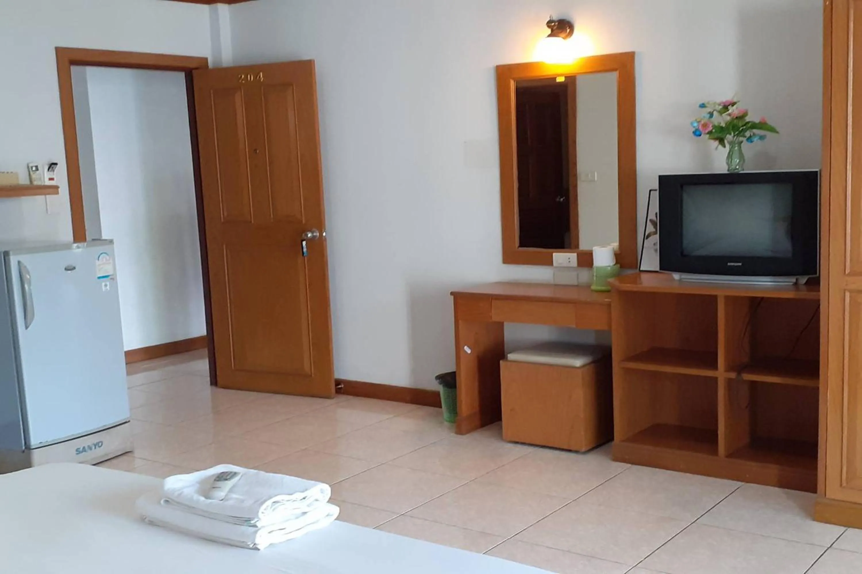 Bed in Praew Mansion