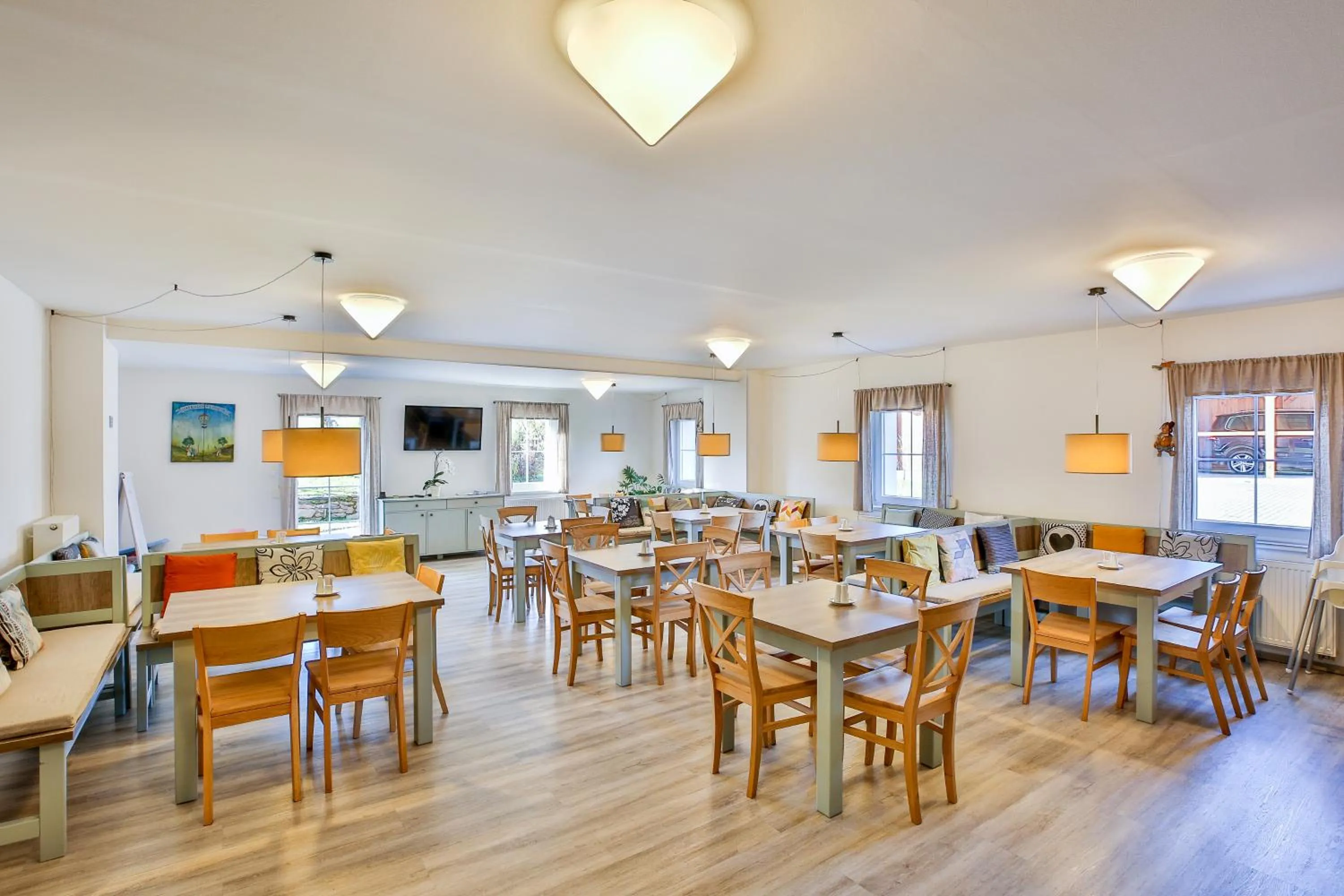 Seating area in Hotel Barborka