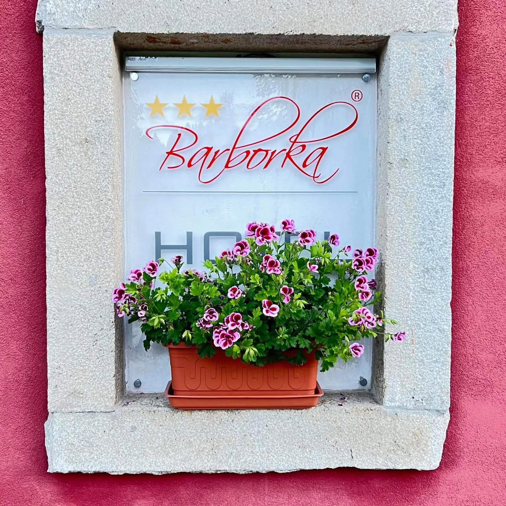 Property logo or sign in Hotel Barborka