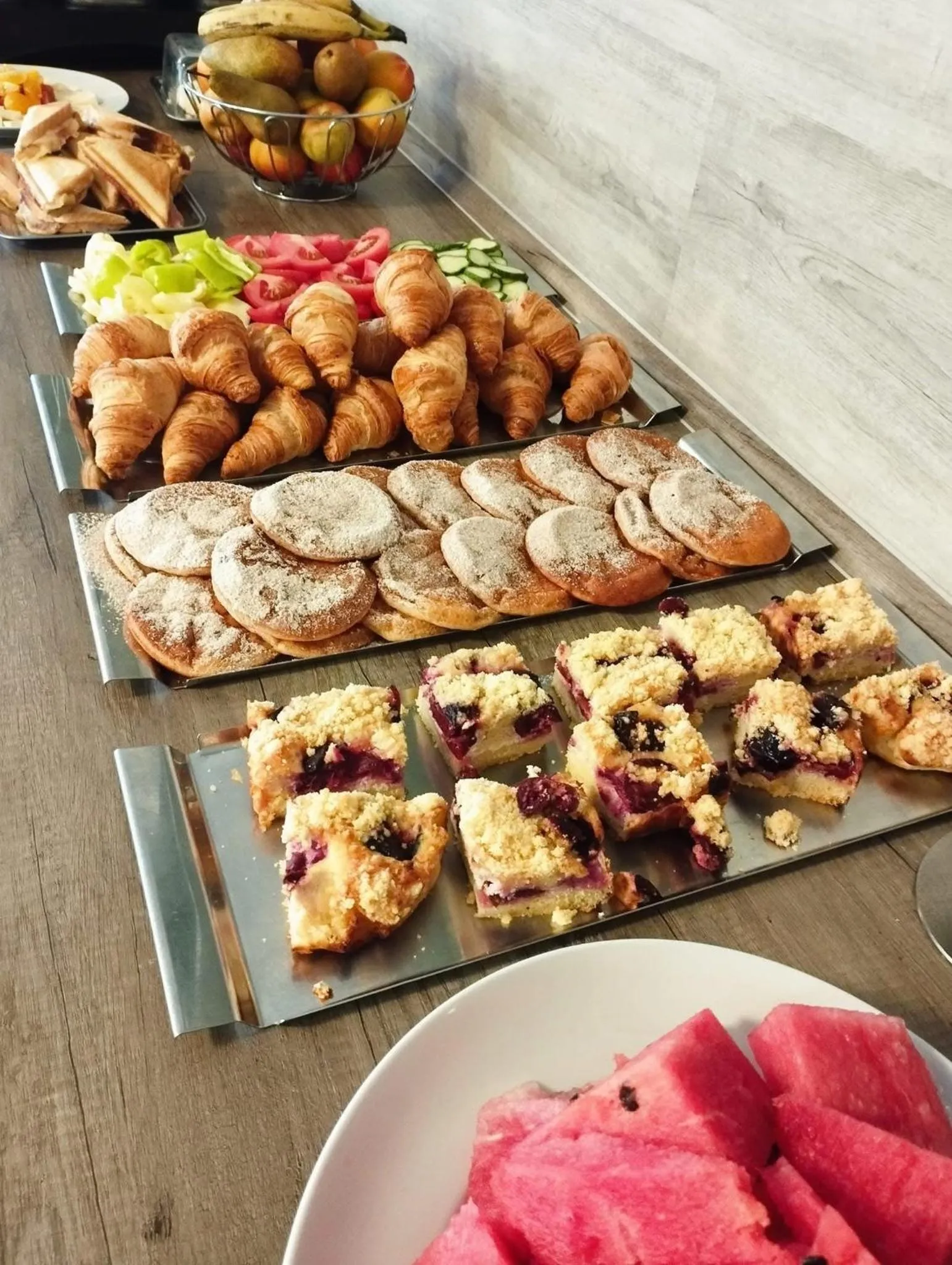 Buffet breakfast in Hotel Barborka