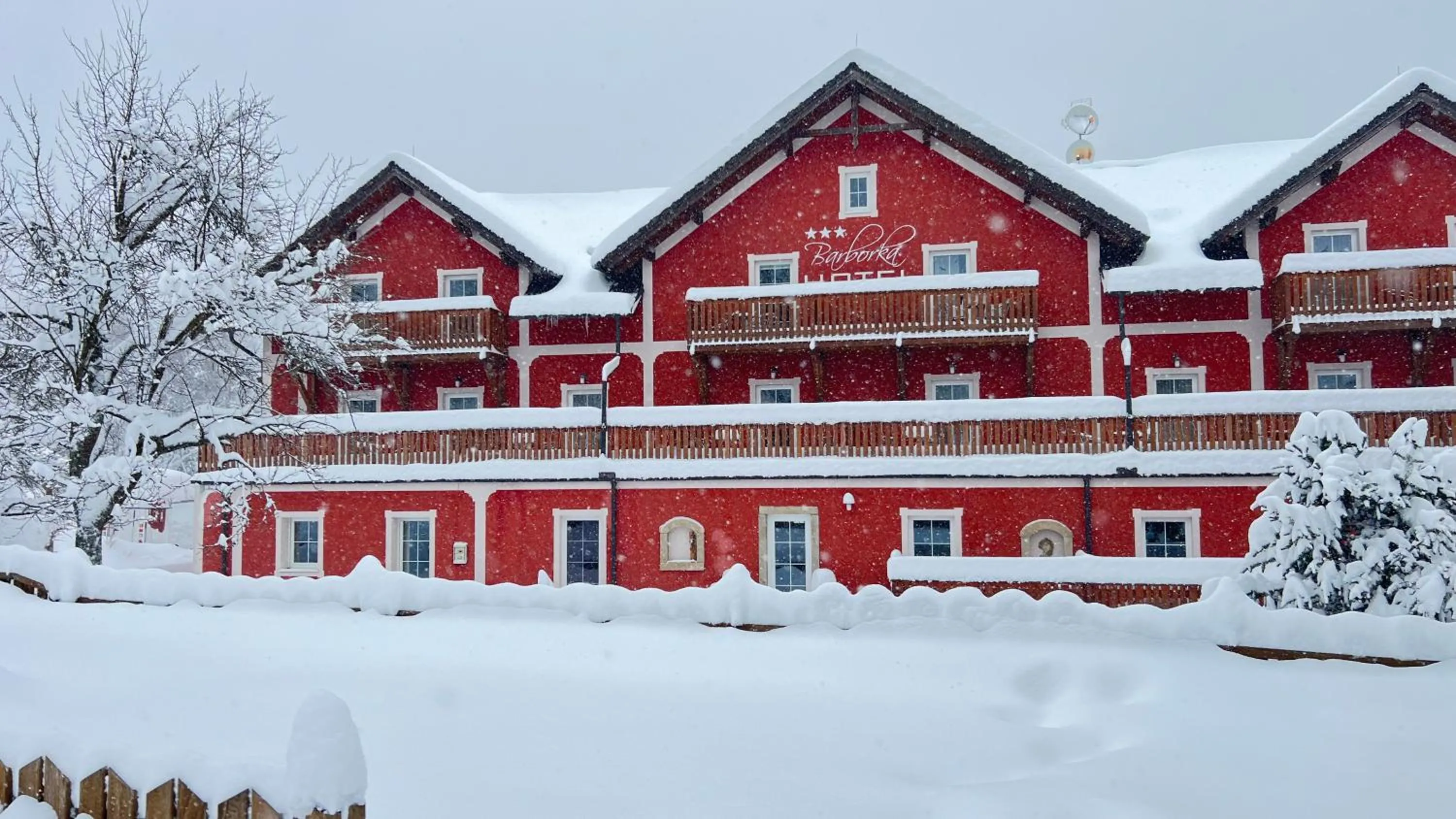 Property building in Hotel Barborka