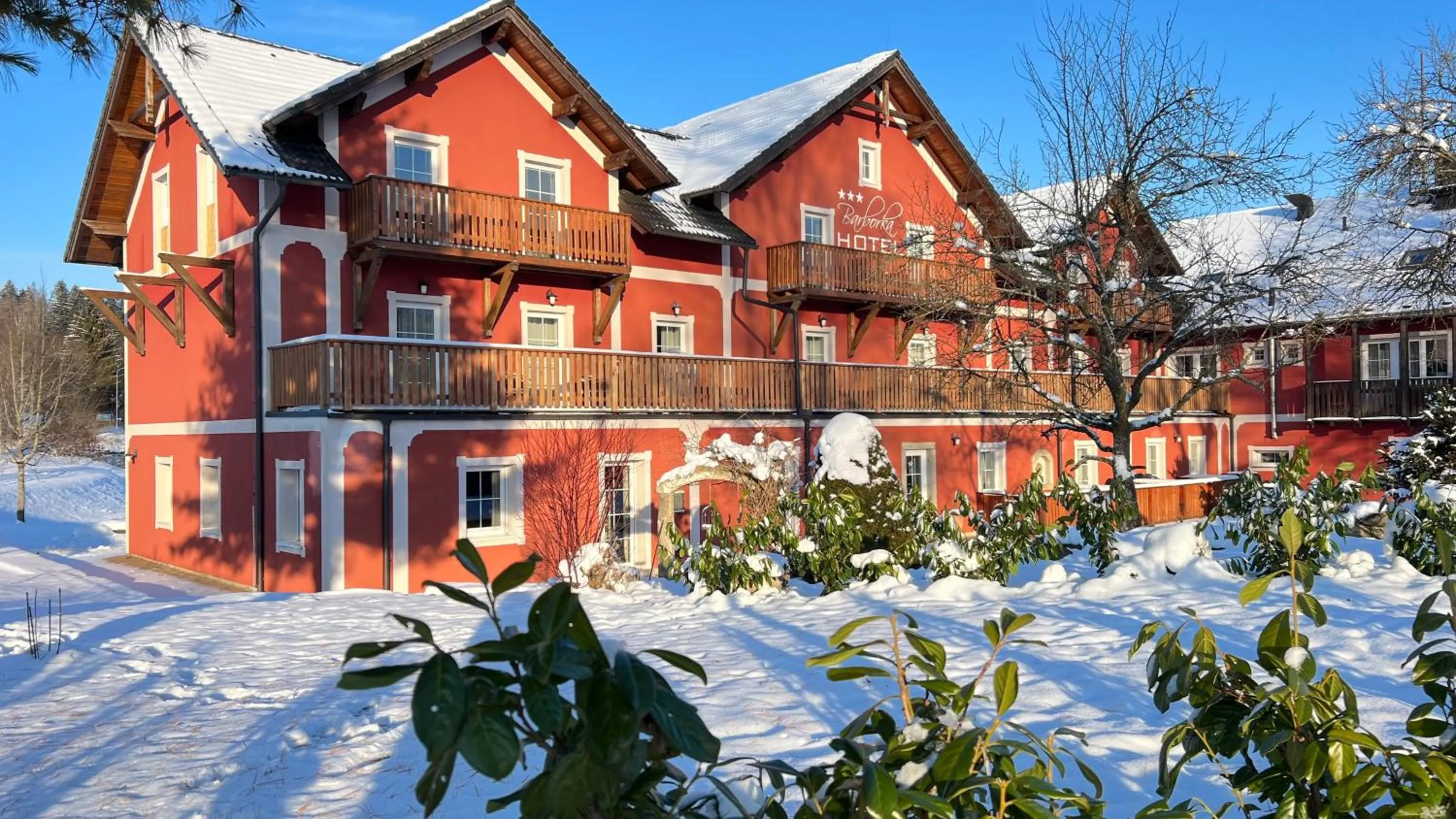 Property building in Hotel Barborka