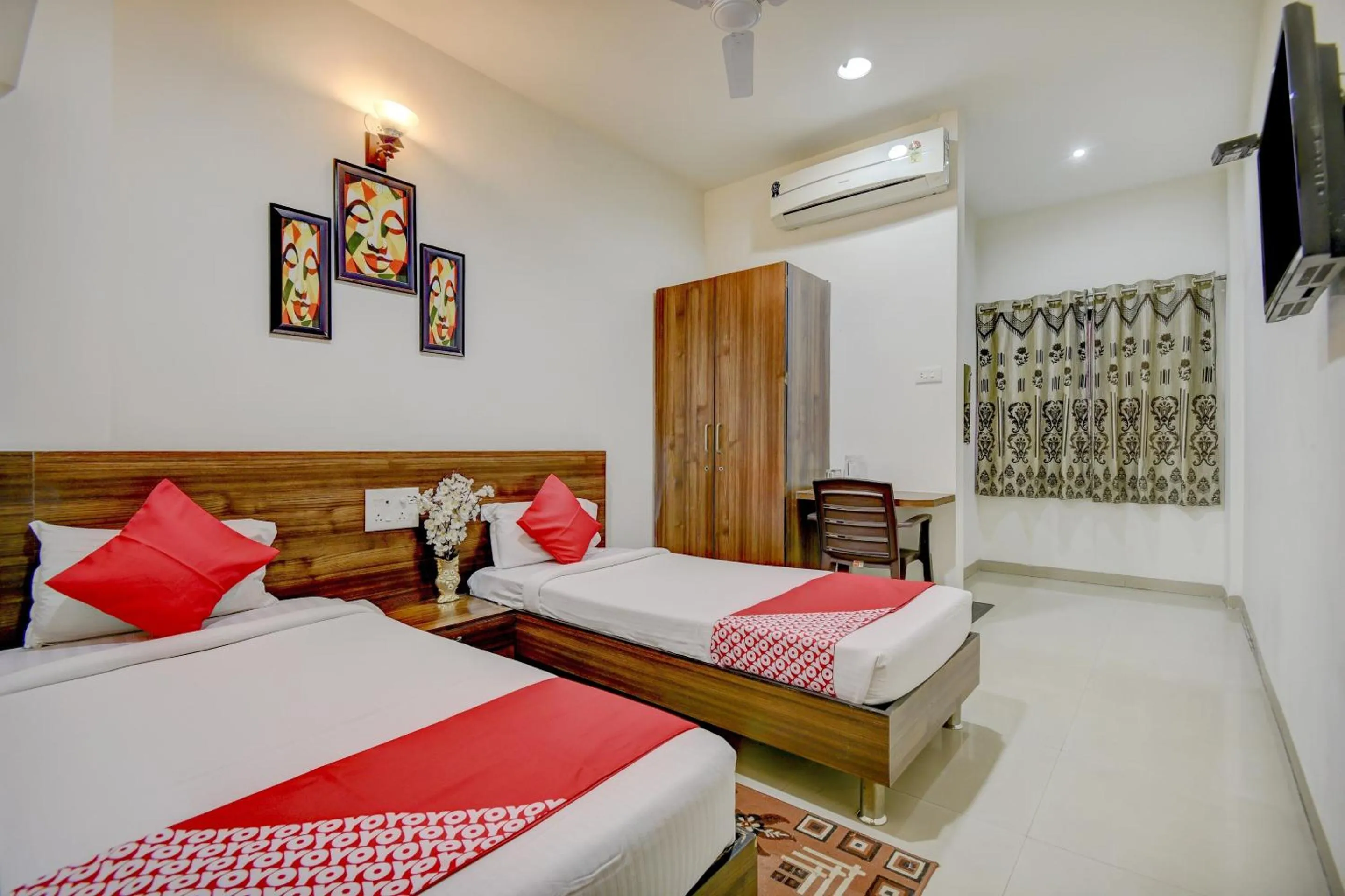 Bedroom in Hotel O Plus Corporate One