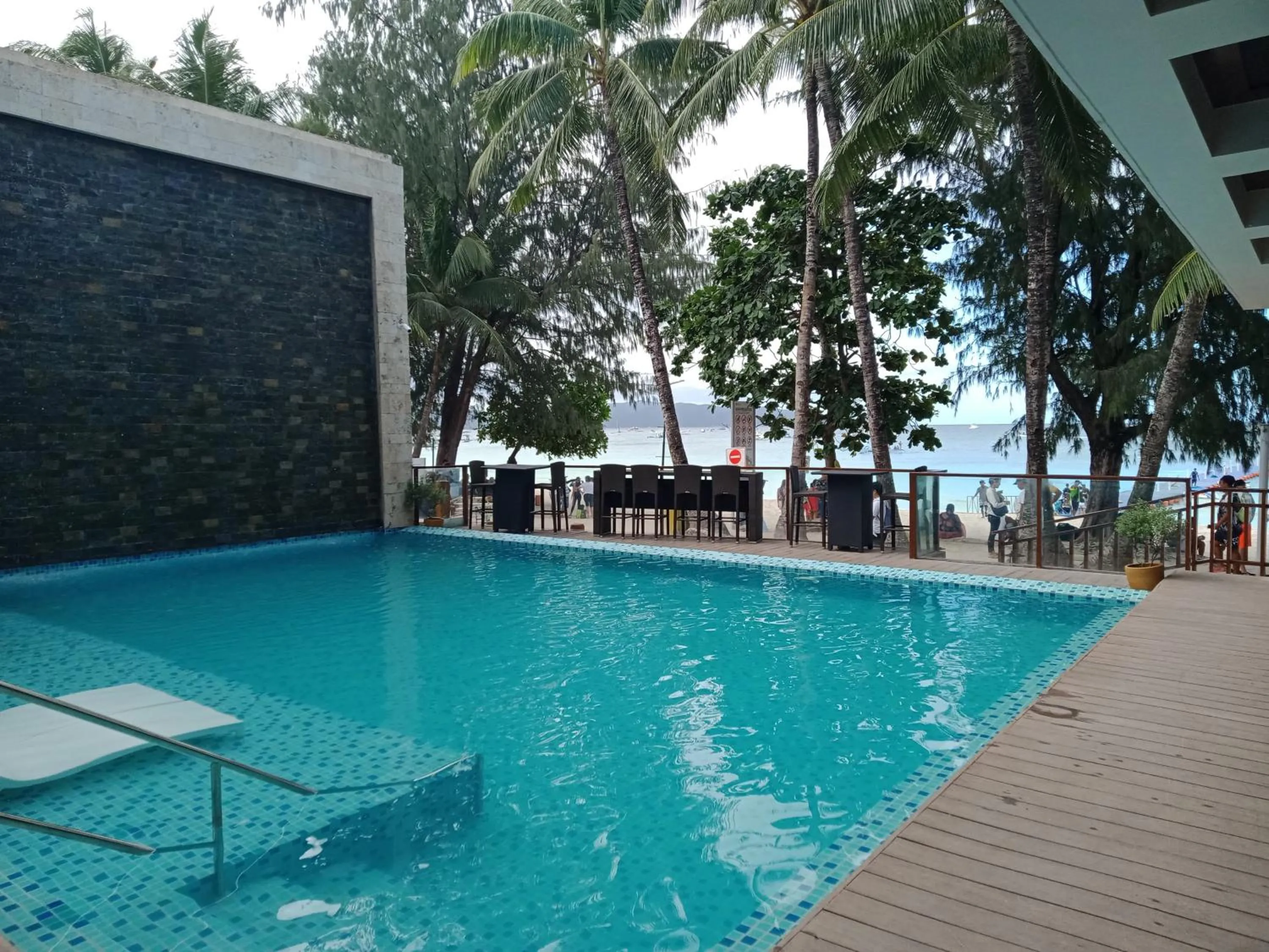 Pool view in Mandarin White Sand Boracay