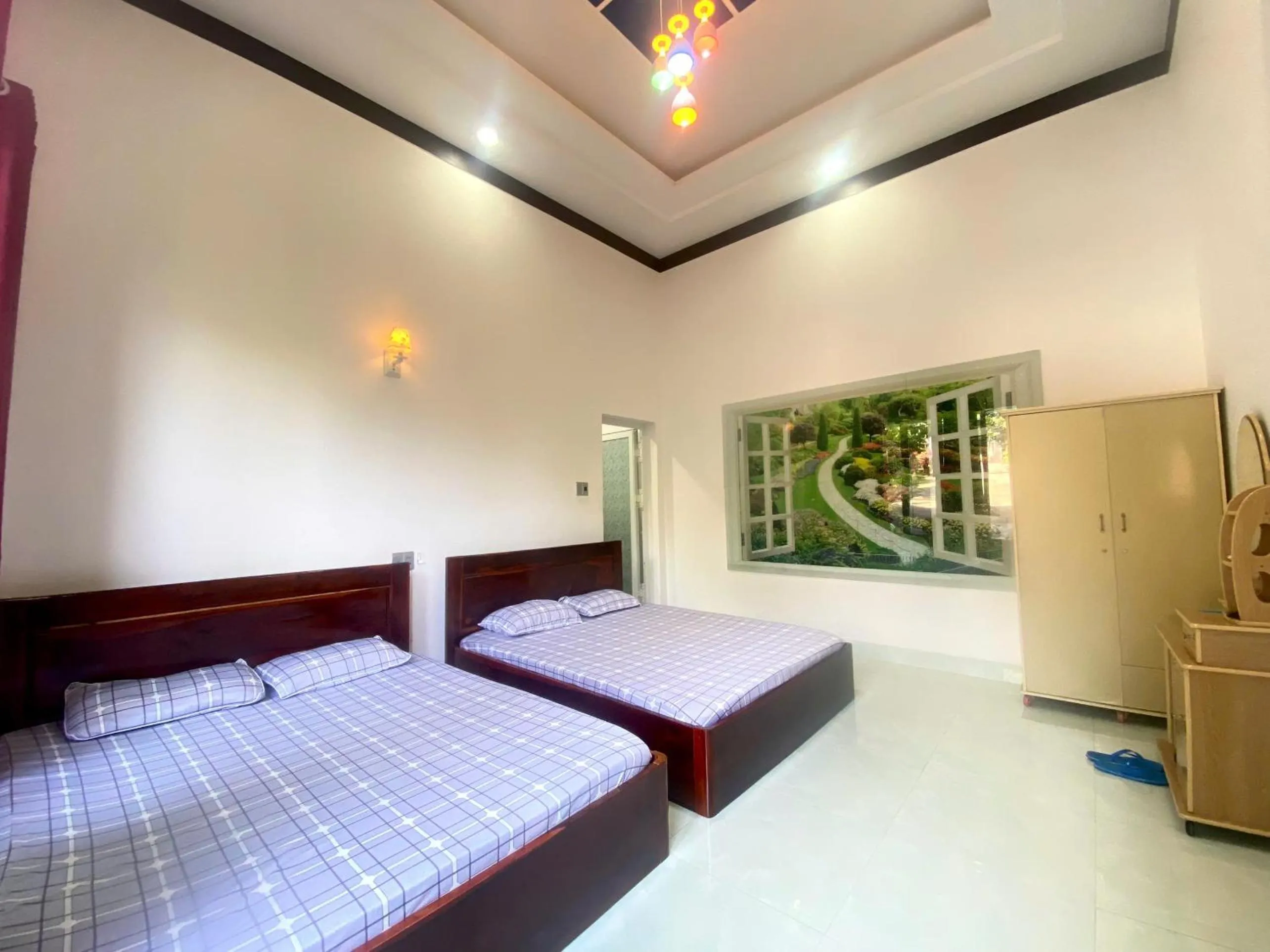 Bed in Nhà Nghỉ THẢO NGUYÊN XANH