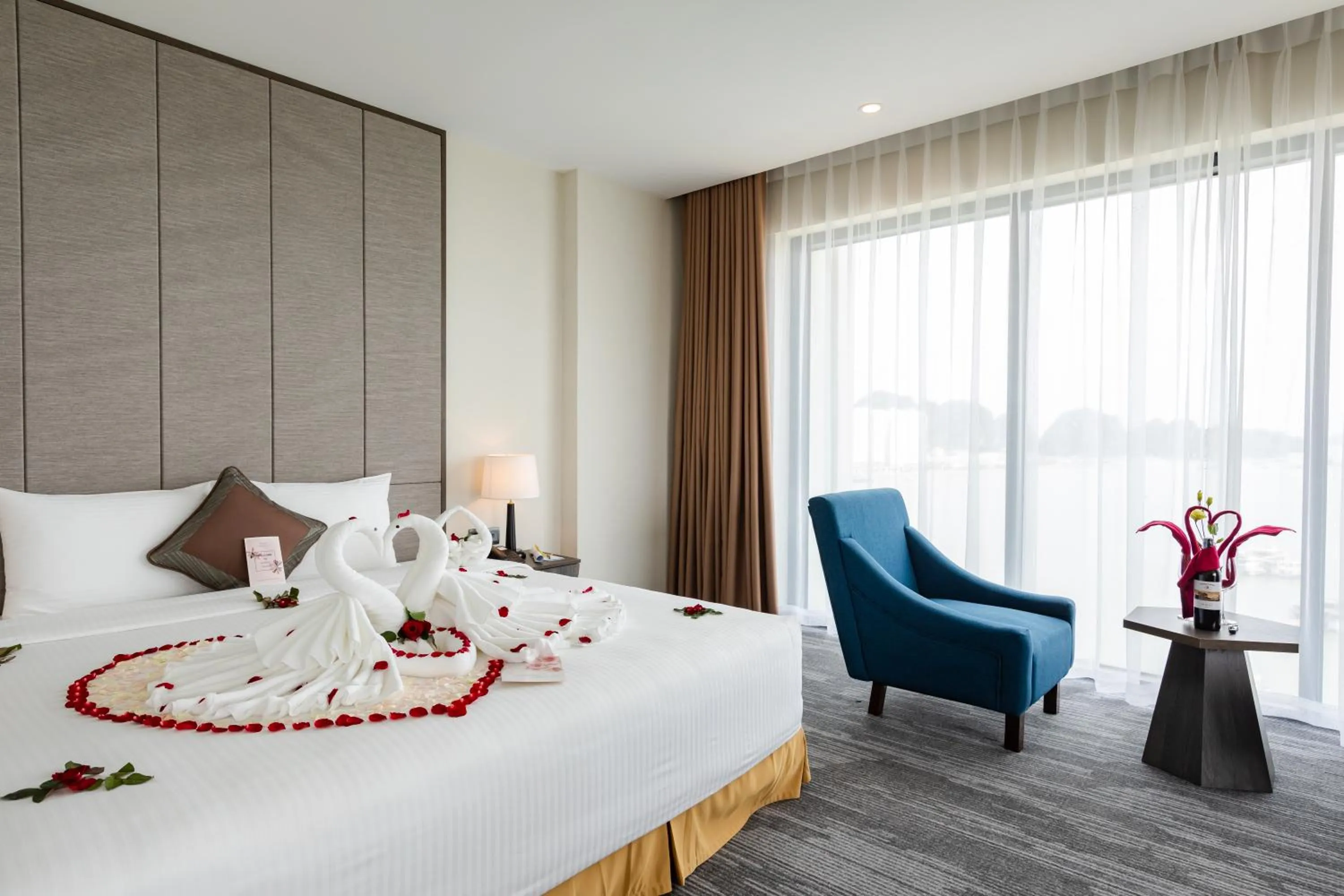 Bed in Muong Thanh Grand Bai Chay