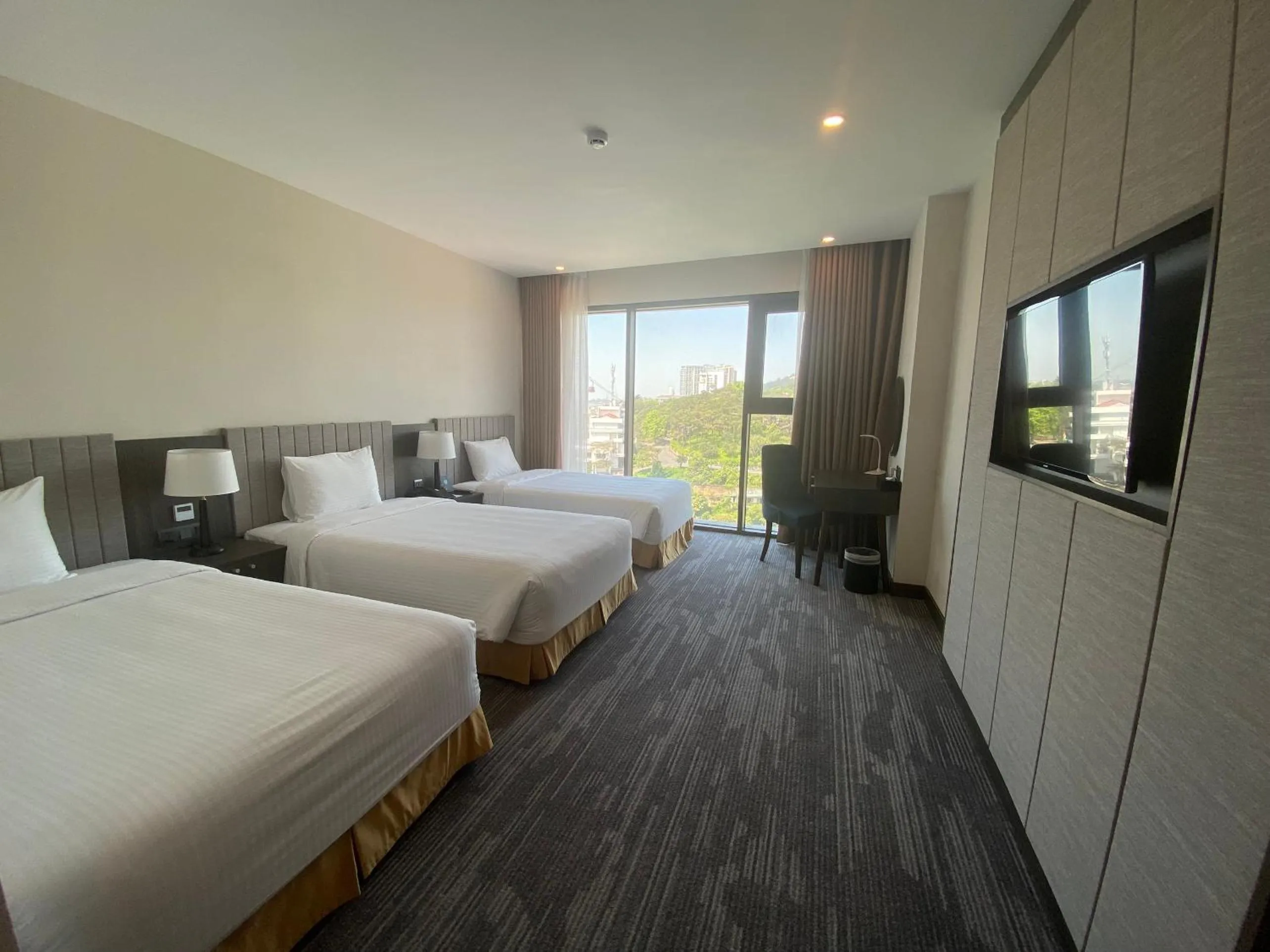 Bed in Muong Thanh Grand Bai Chay