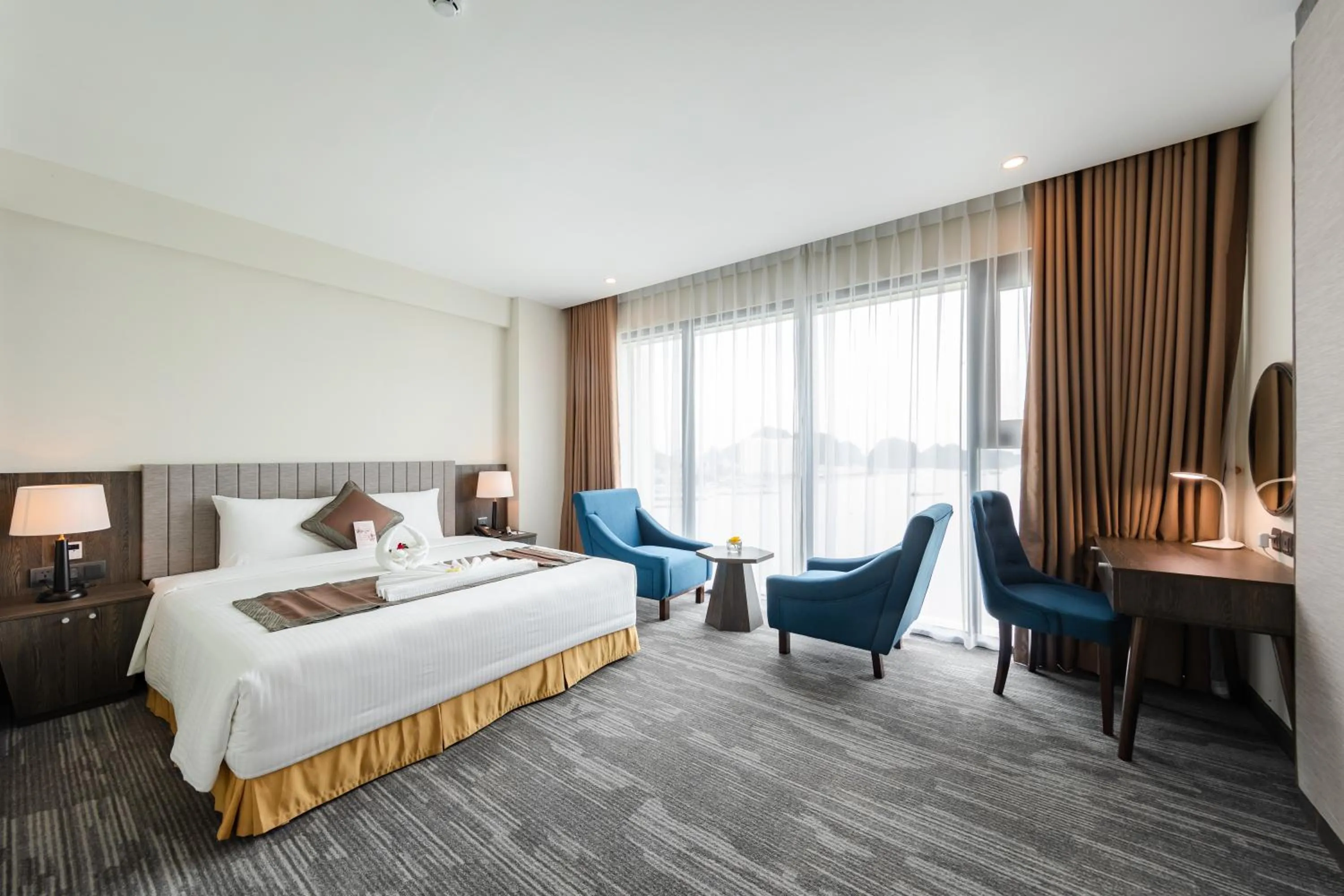 Bed in Muong Thanh Grand Bai Chay