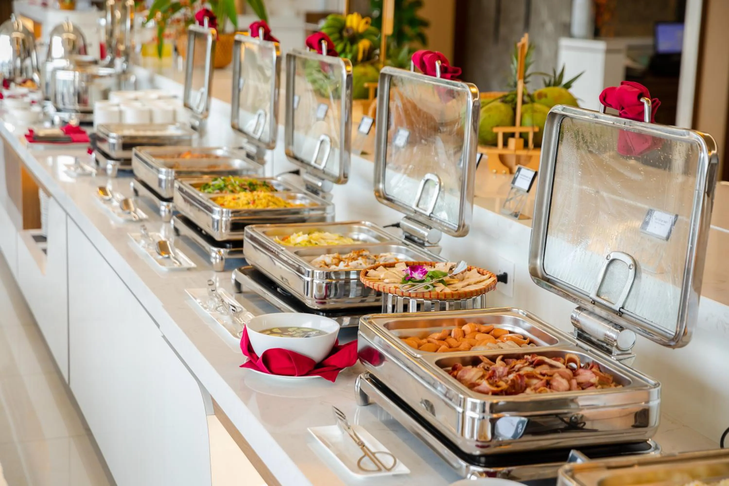 Buffet breakfast in Muong Thanh Grand Bai Chay