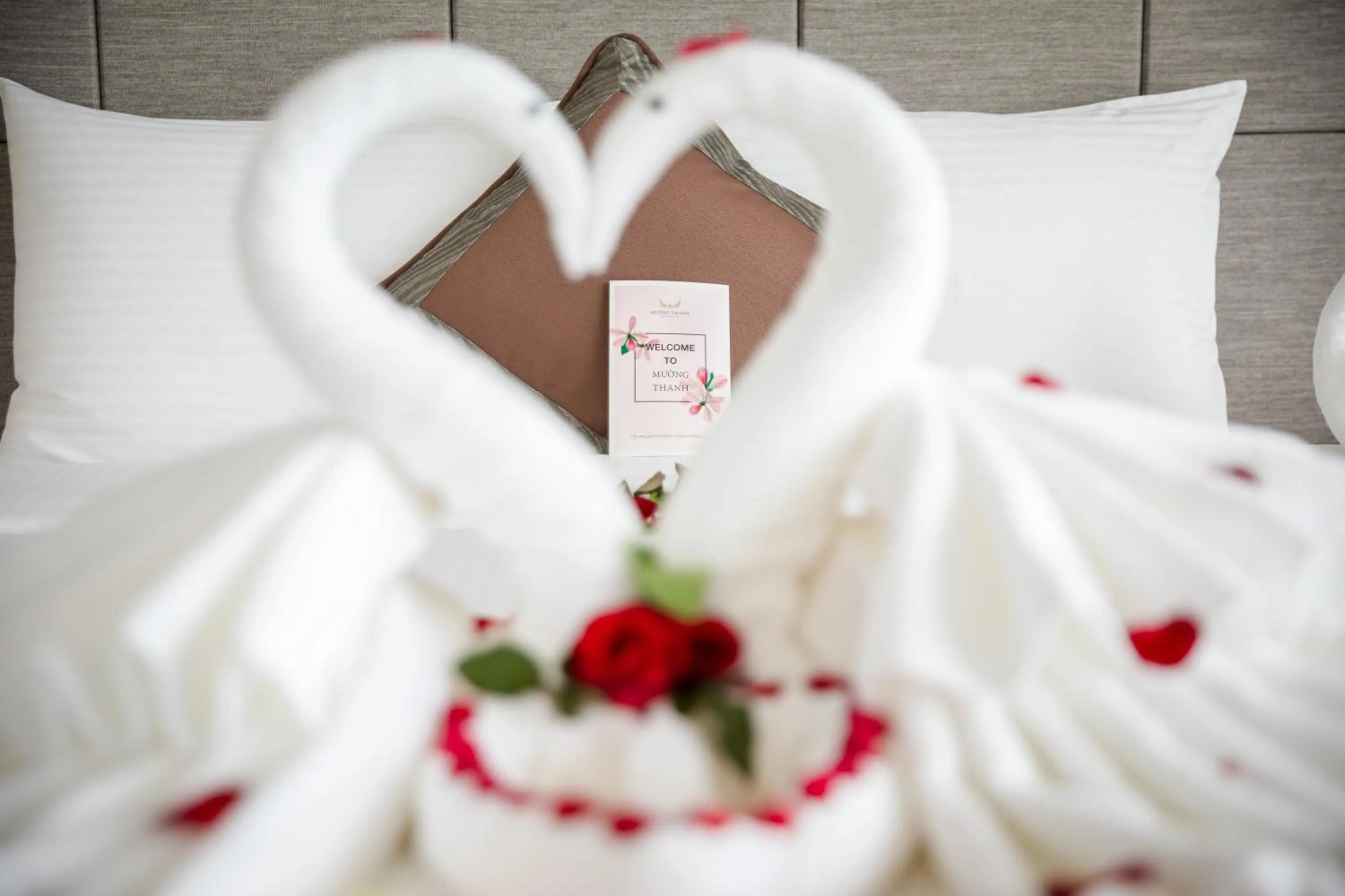 Bed in Muong Thanh Grand Bai Chay