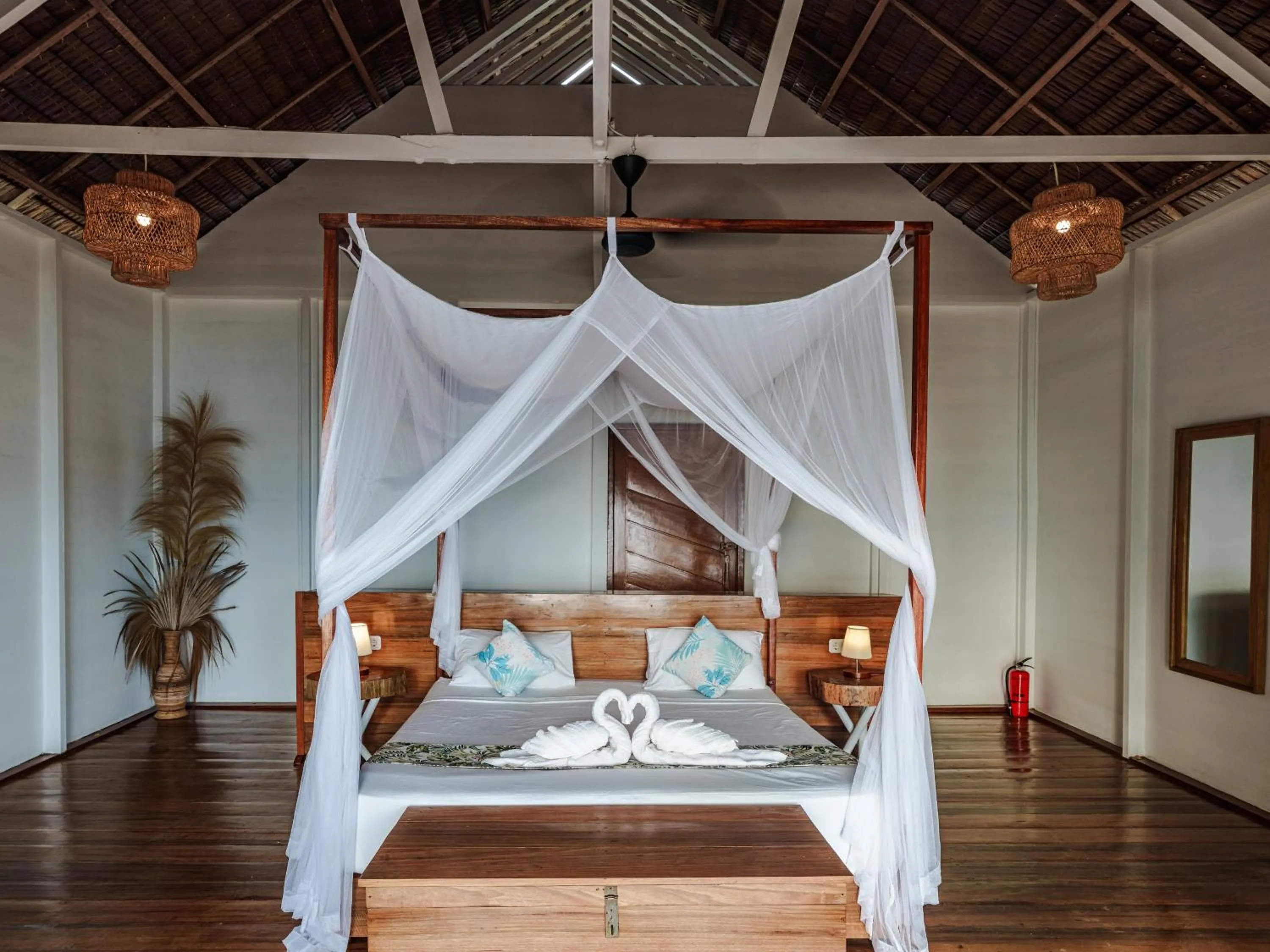 Bed in Reconnect - Private Island Resort & Dive Center Togean - Buka Buka Island
